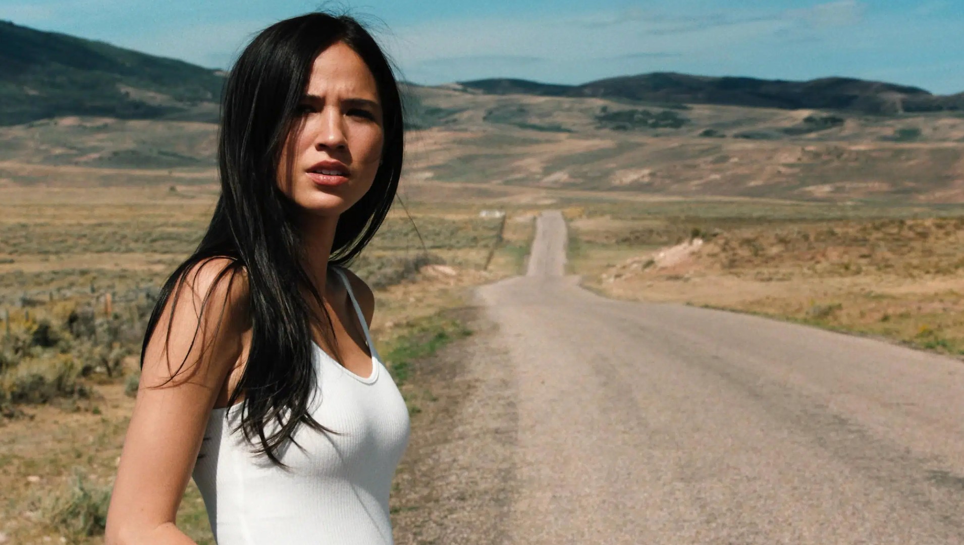 See Yellowstone's Kelsey Asbille In A Sultry, See Through Black Dress