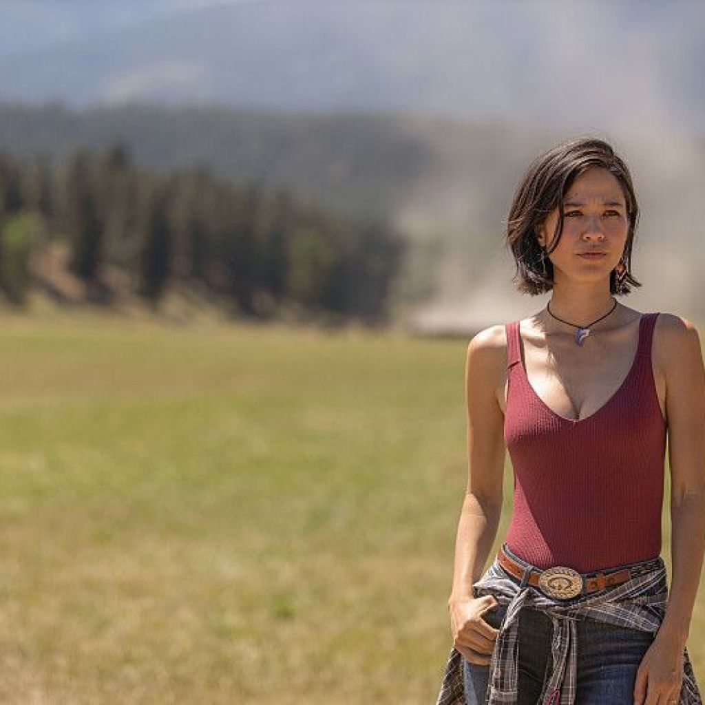 Yellowstone' Star Kelsey Asbille Stuns in Strapless Dress on the Red Carpet and Country