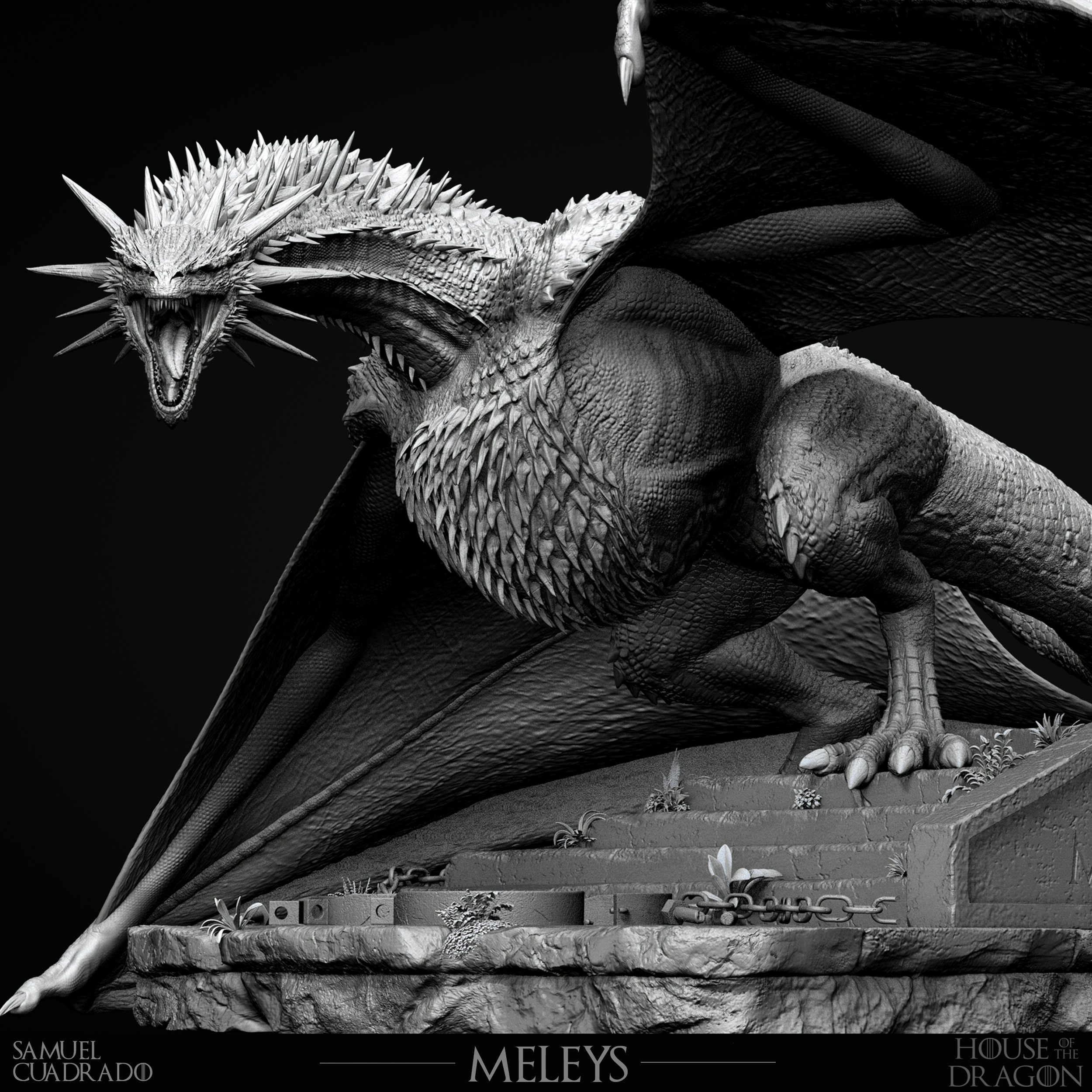 STL file Meleys The Red Queen