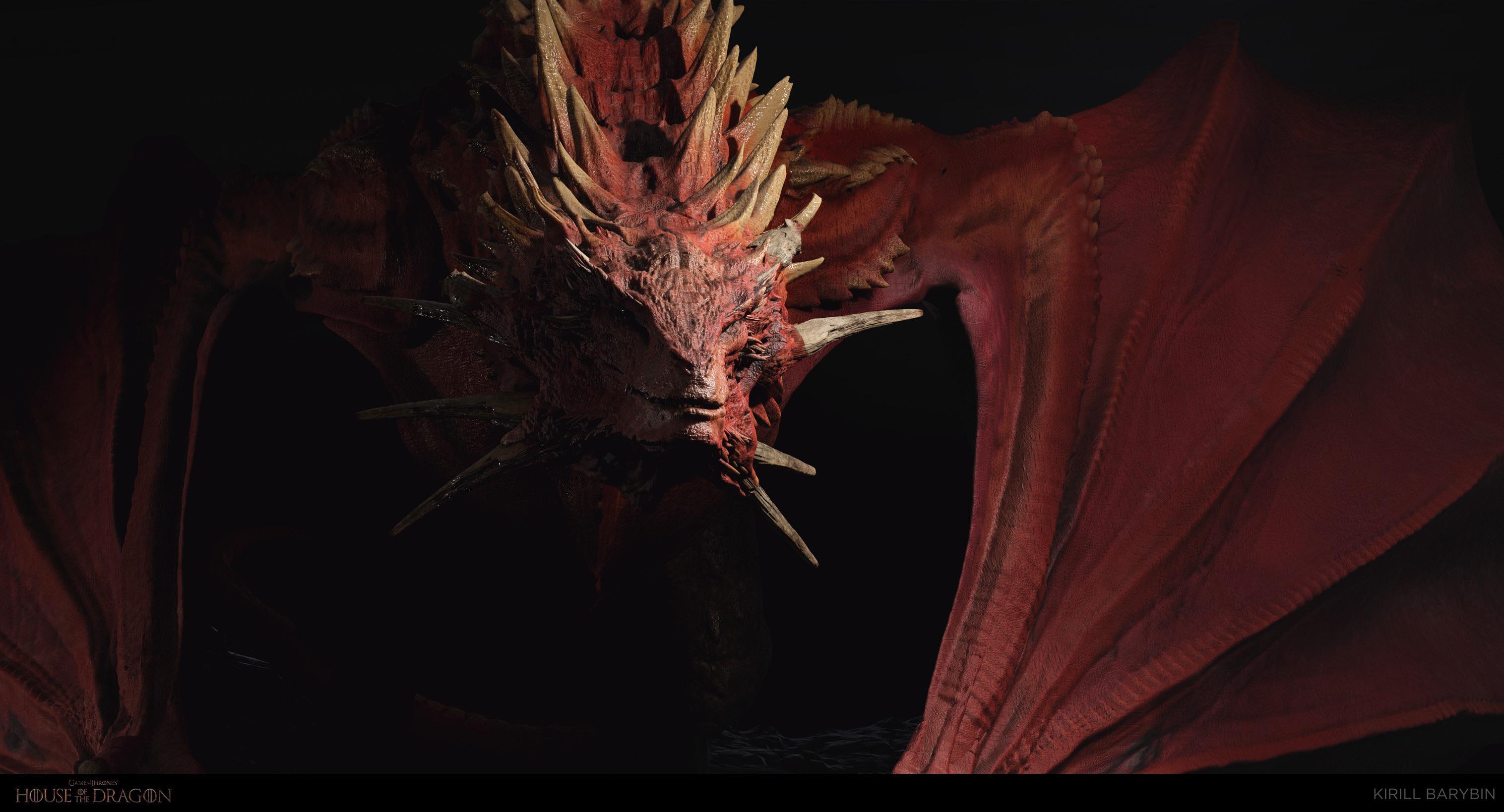 Meleys The Red Queen S1 concept art