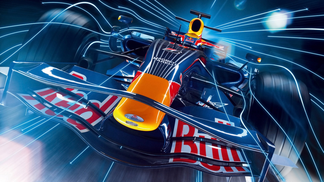 Red Bull Racing 1366 x 768 HDTV Wallpaper
