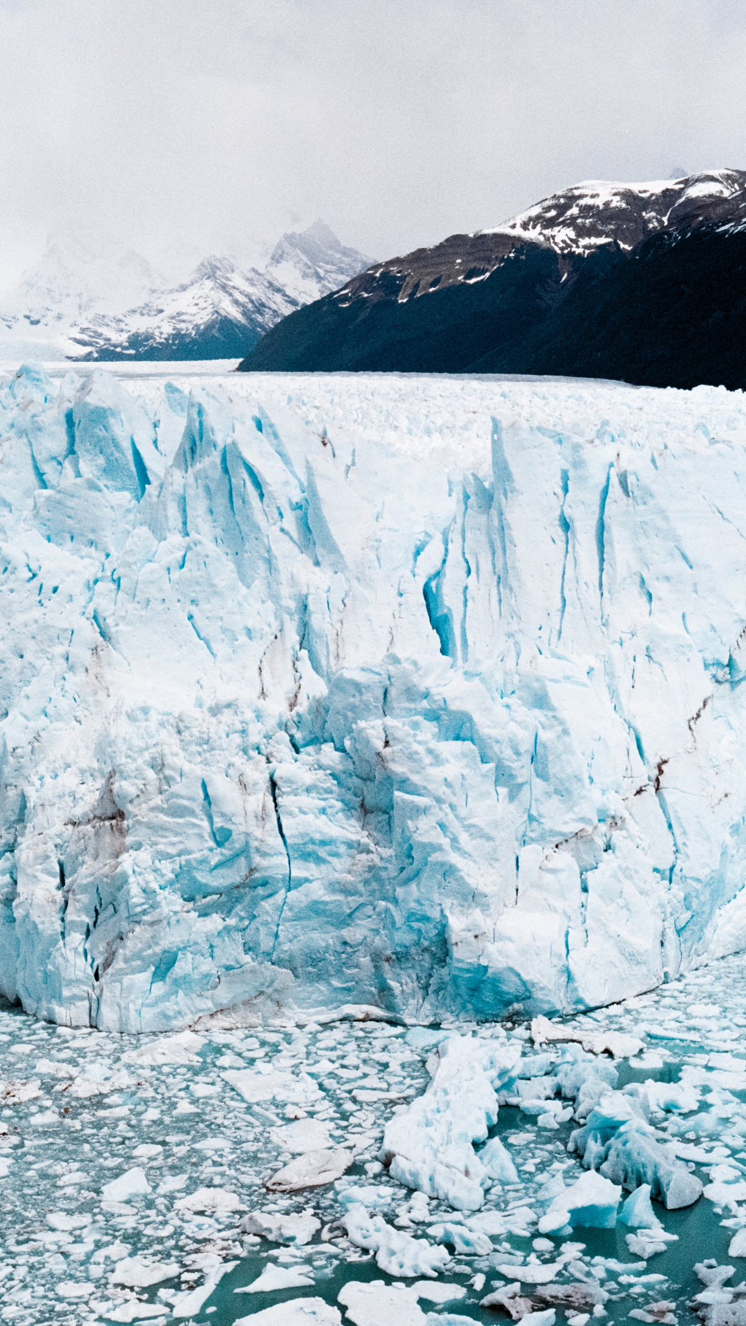 Rock, Mountain, Glacier iPhone Wallpaper