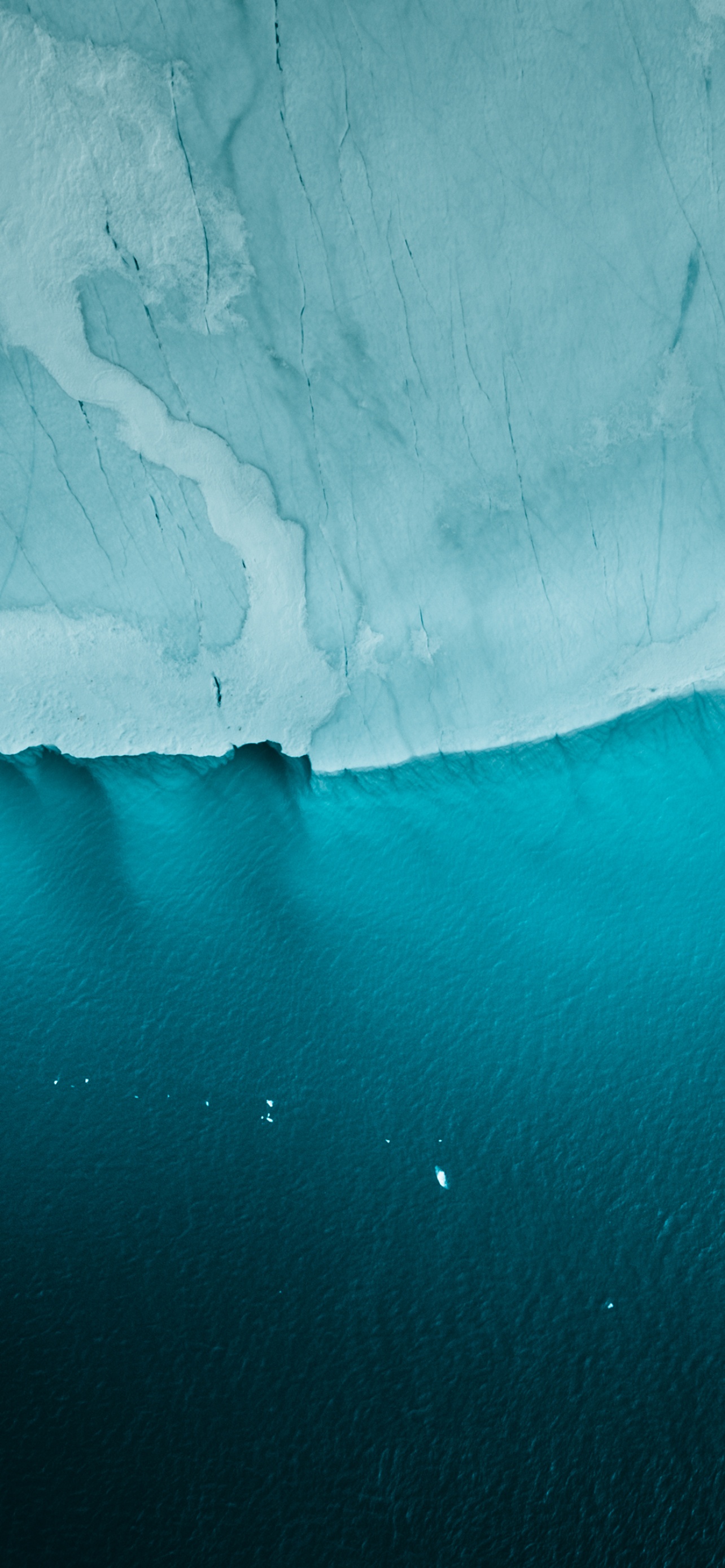 Iceland Wallpaper 4K, Glacier, Aerial view, Cold, Cliff