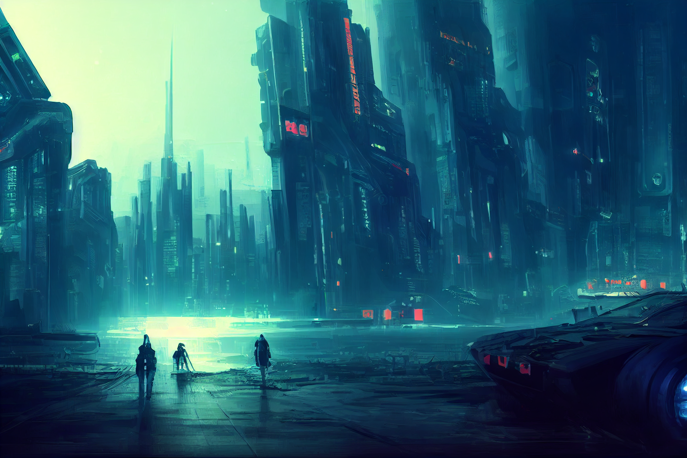 Sci Fi Cyberpunk HD Wallpaper