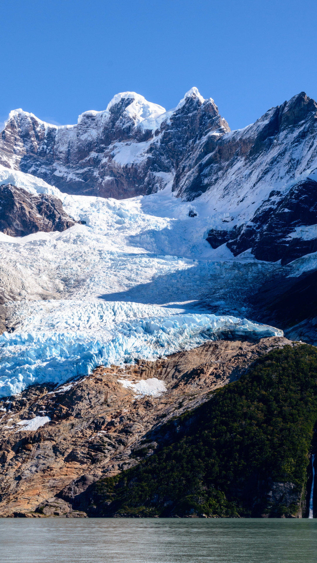 Snow Covered Mountain iPhone Wallpaper