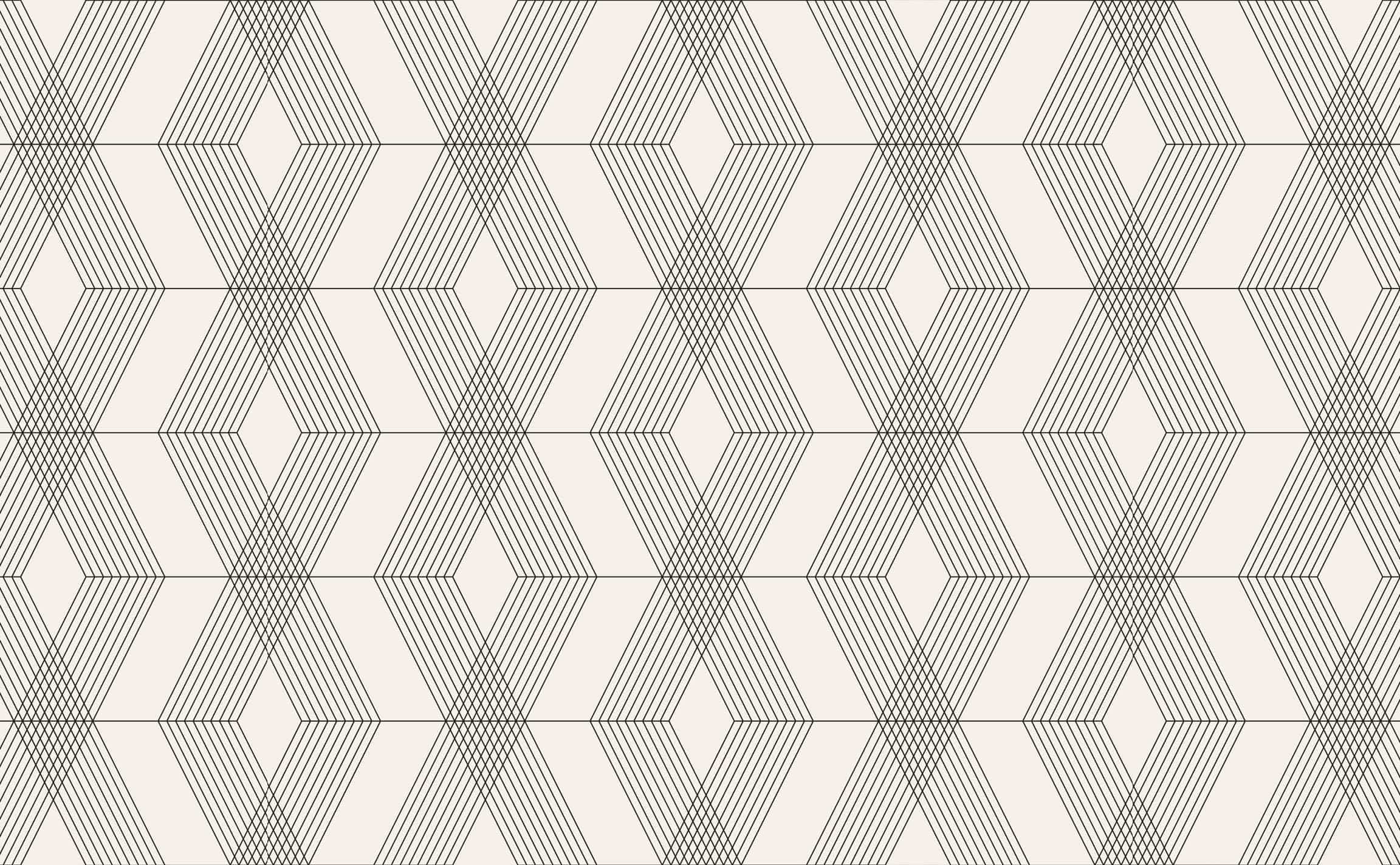 Modern geometric diamond Pattern Wallpaper for Walls. At the Crossroads