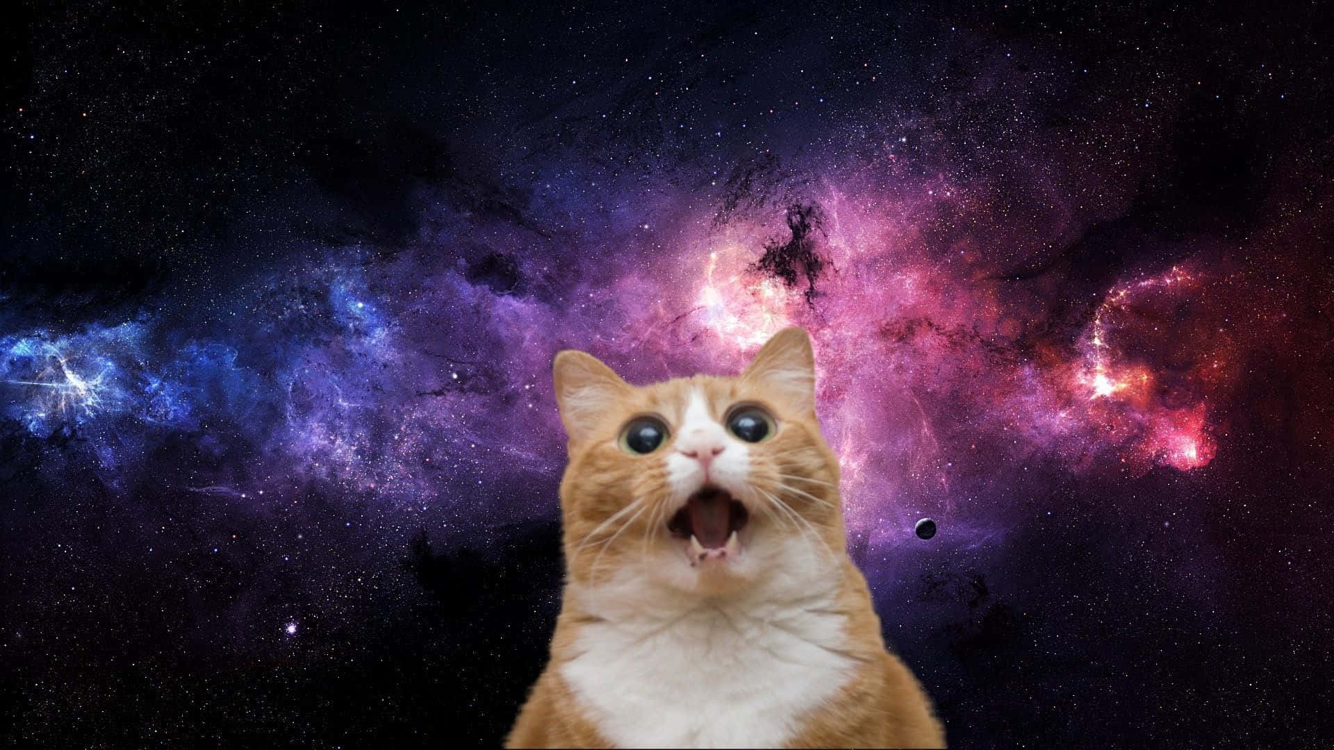 Cats In Space Wallpaper