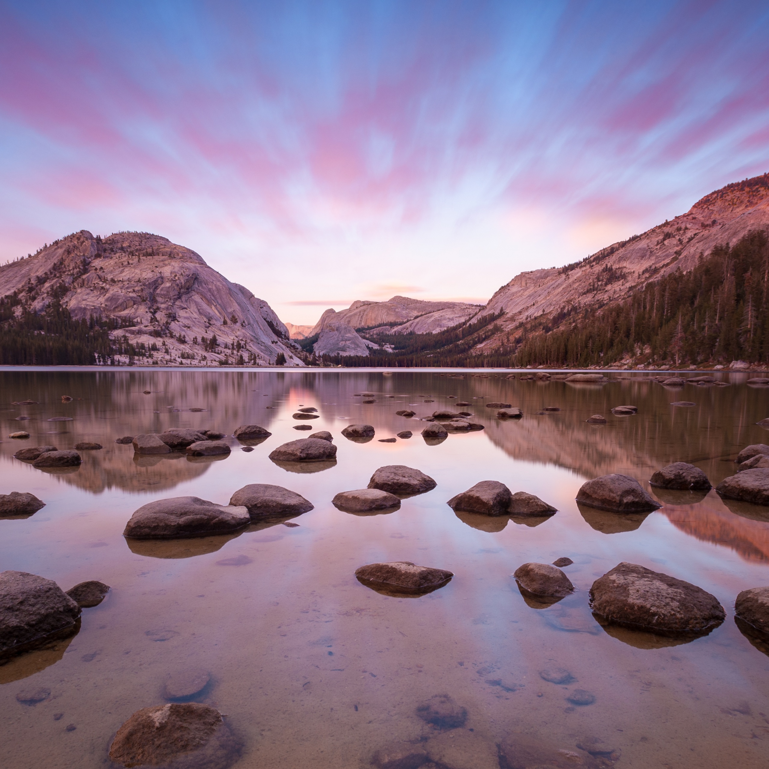 OS X Yosemite Wallpaper 4K, Yosemite National Park, Lake
