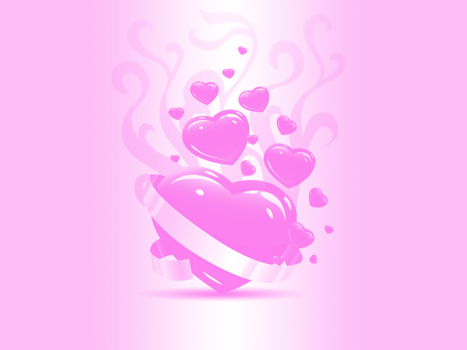 Pink Heart Wallpaper​-Quality Free Image and Transparent PNG Clipart