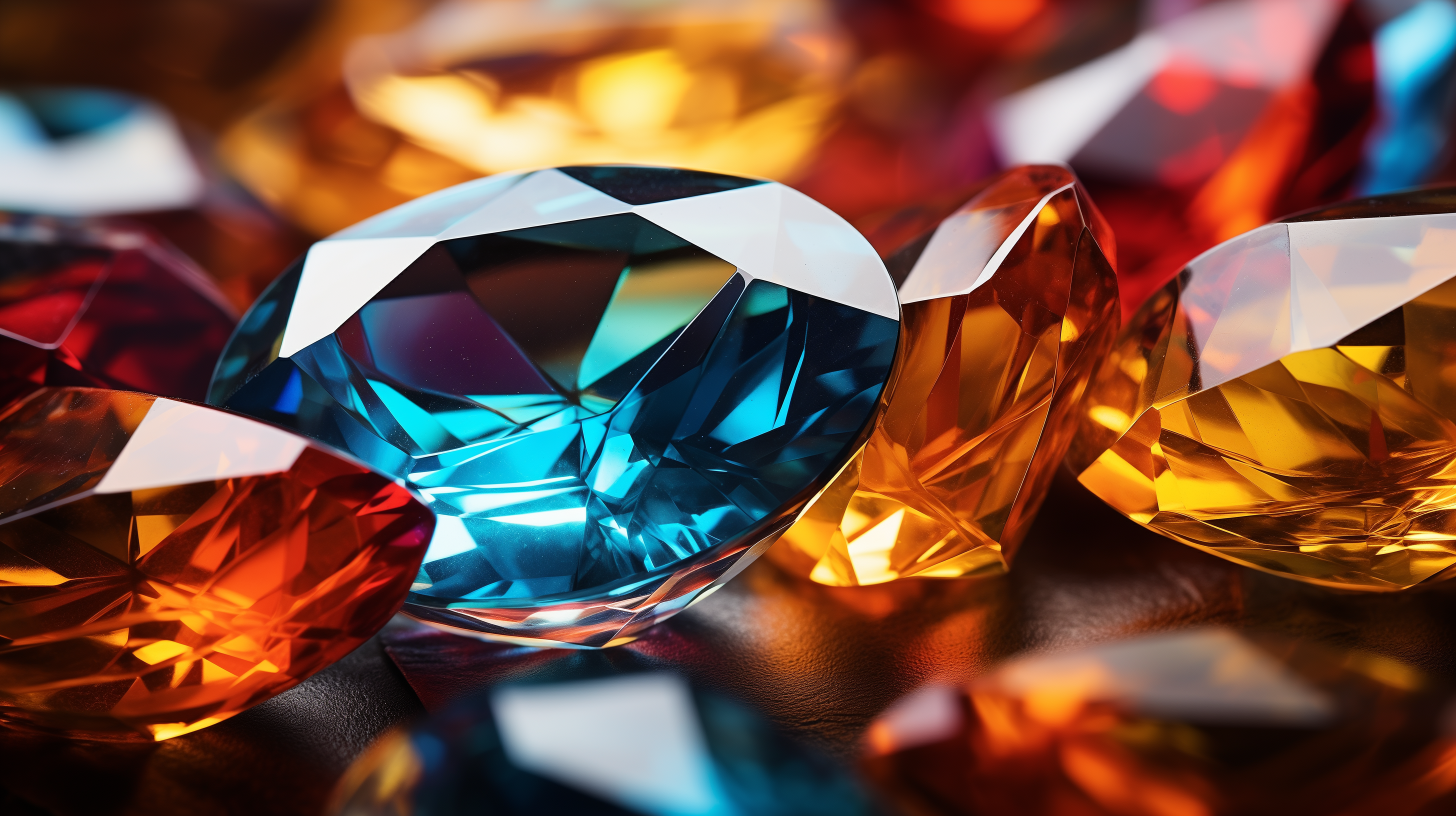 Dazzling Gemstones HD Wallpaper, Topaz & Sapphire