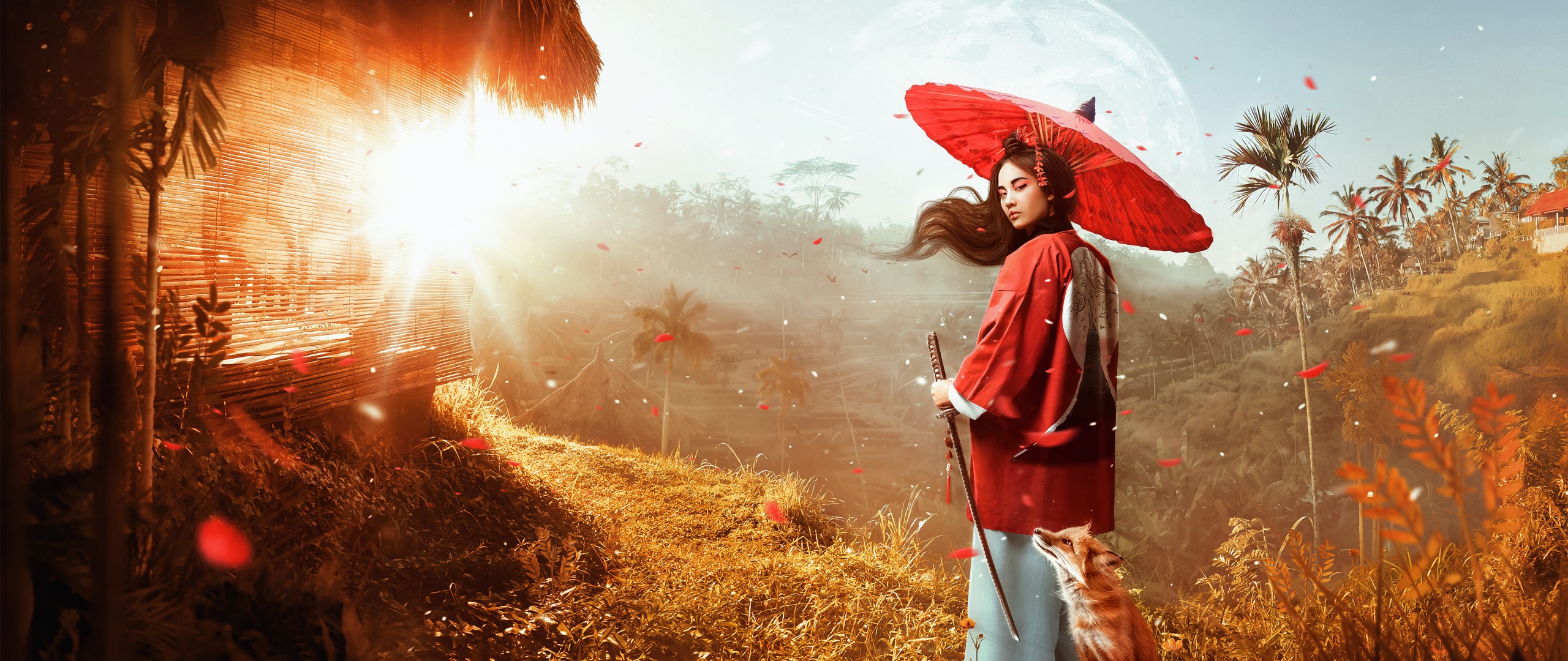 Japanese girl Wallpaper 4K, Japanese