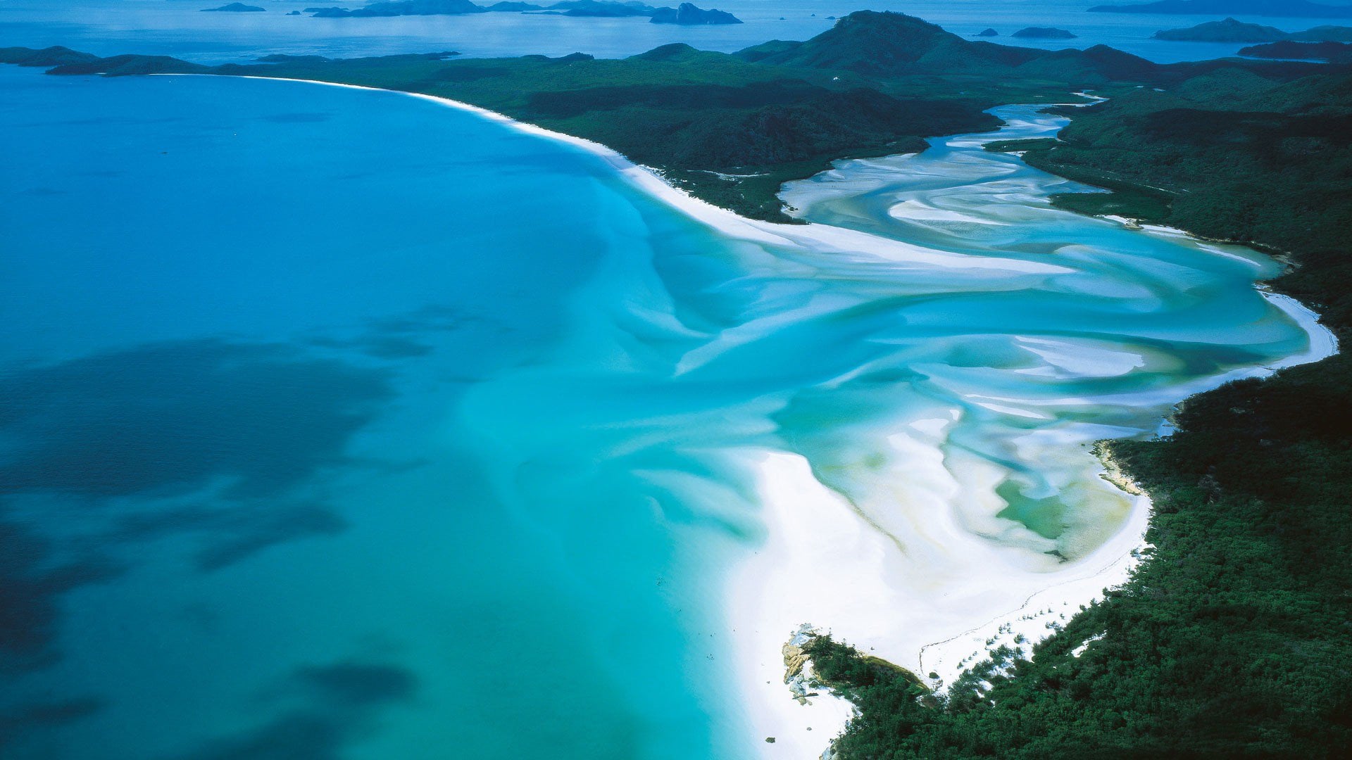 Whitehaven Beach, Australia [1920x1080]