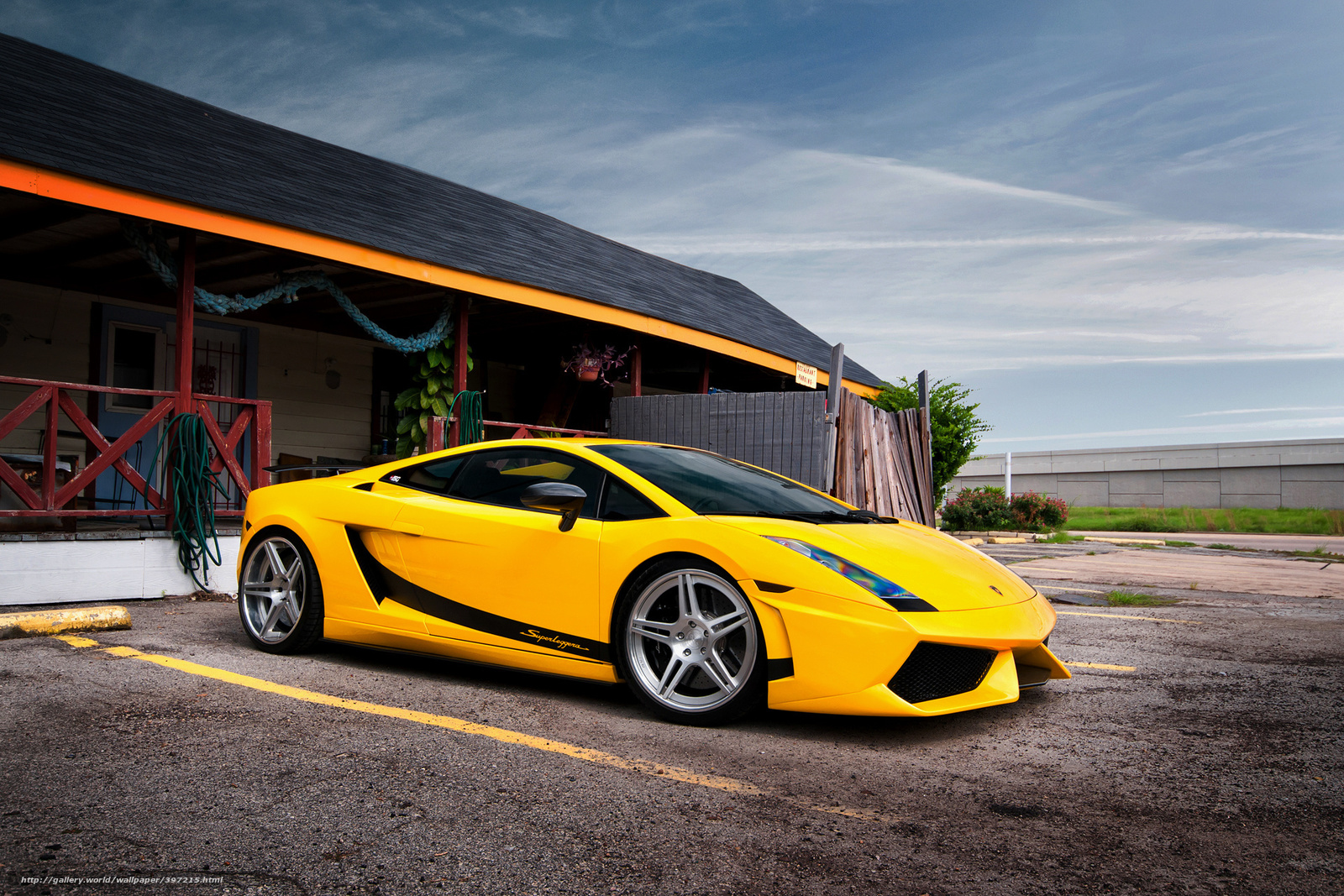 Download wallpaper Lamborghini, gallardo, Superleggera, Yellow free desktop wallpaper in the resolution 1920x1280