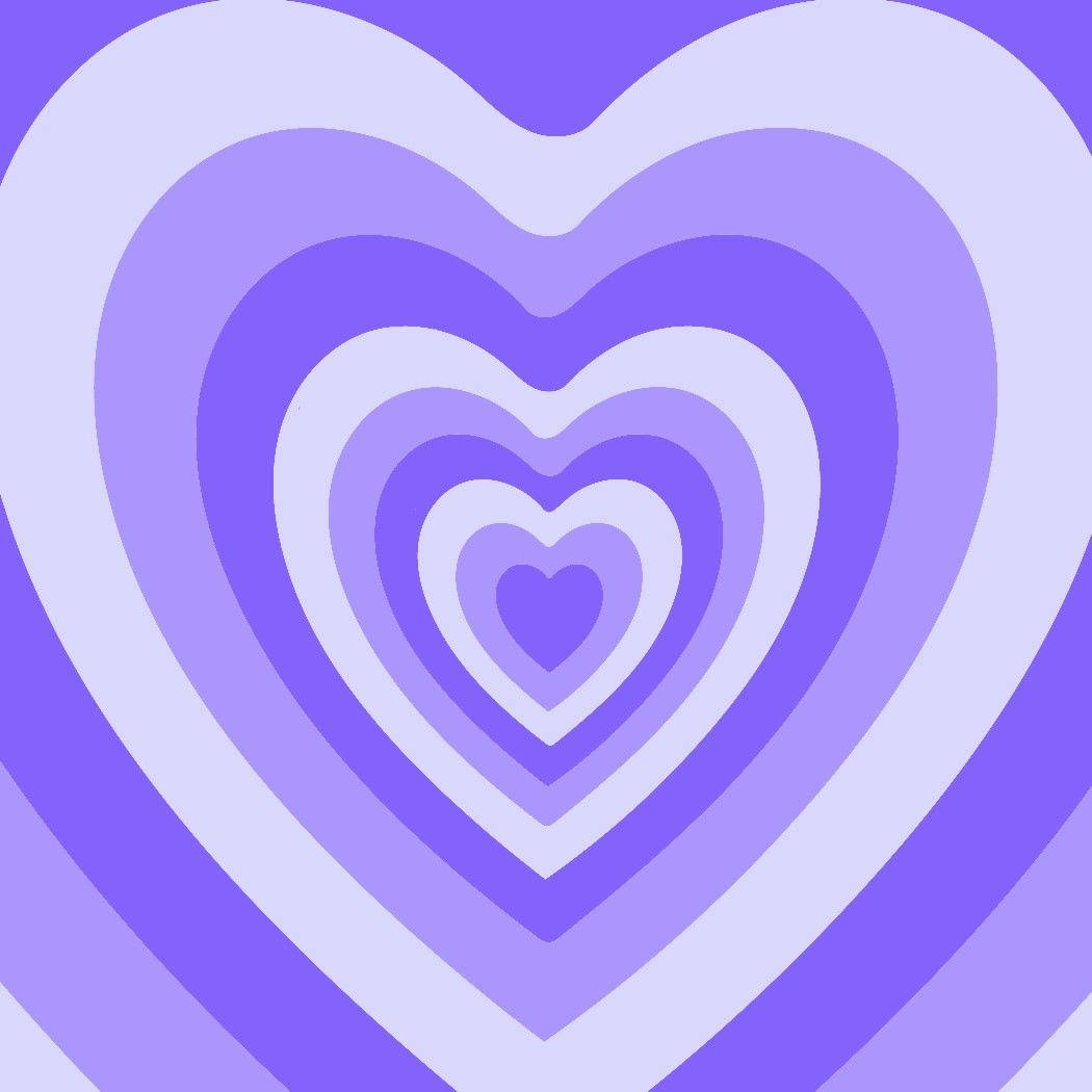 Purple Aesthetic Retro Heart Wallpapers - Wallpaper Cave