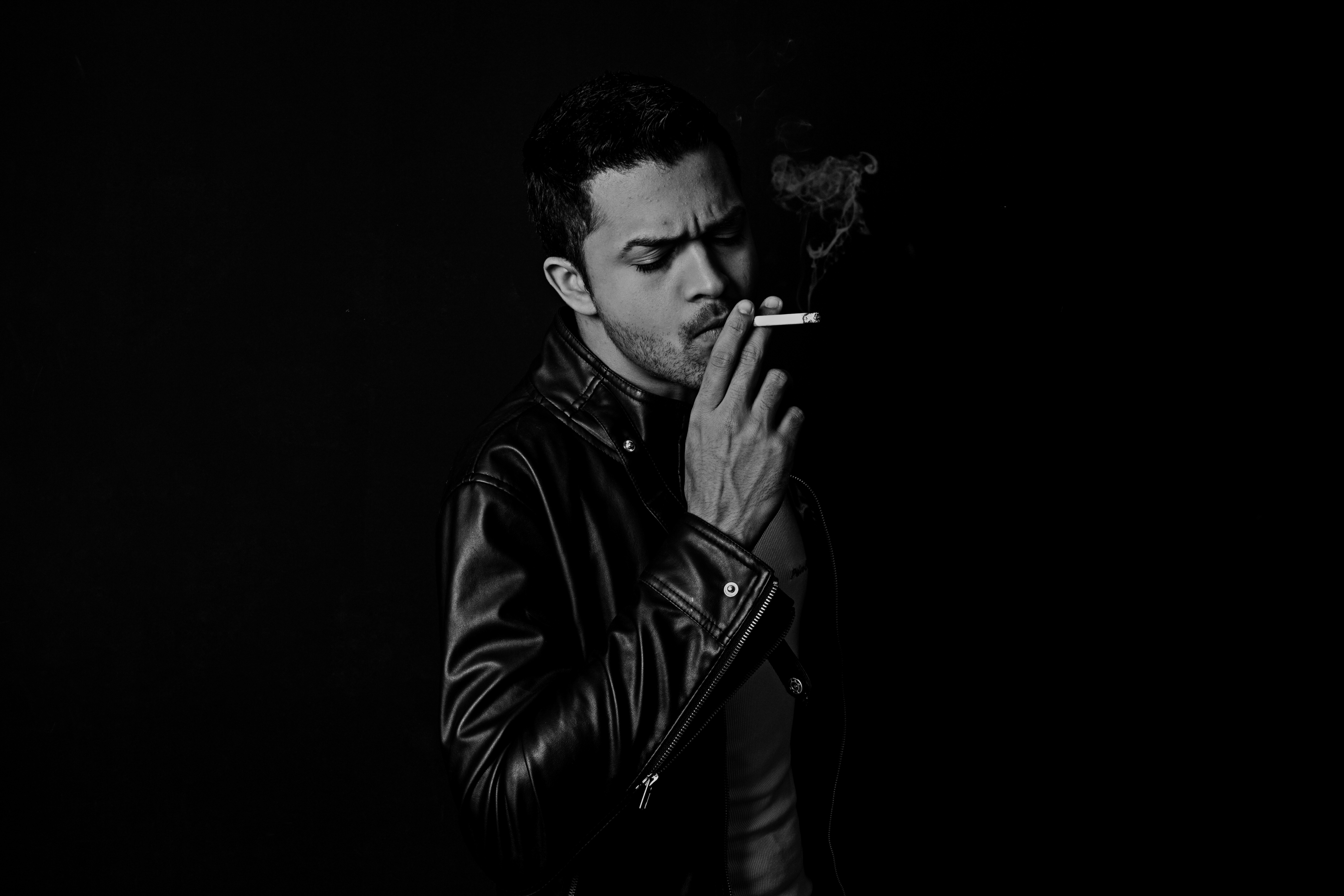 Free Image, man, music, black and white, smoking, male, guy, concert, singer, darkness, musician, cigarette, stage, performance, singing, guitarist, entertainment, monochrome photography, film noir 5184x3456