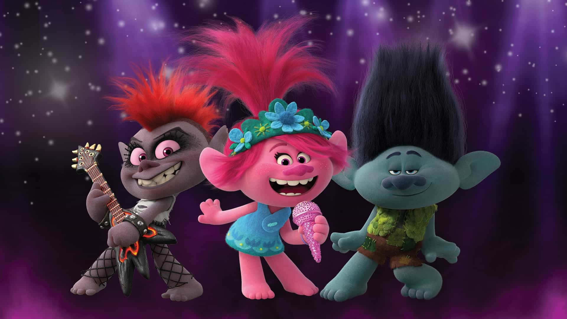Download Trolls World Tour Barb Poppy And Branch Wallpaper