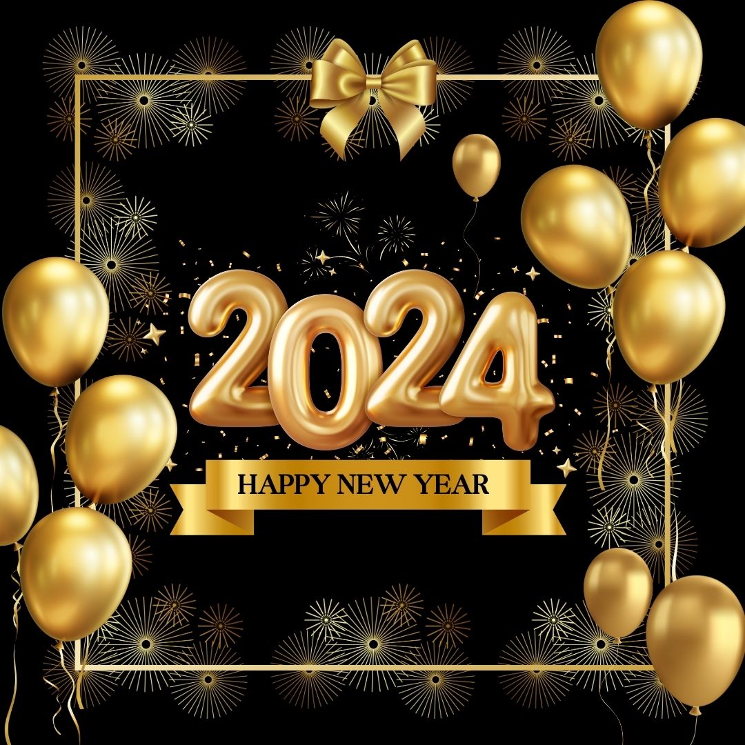 Happy New Year Background Image 2024 (HD) Free Download