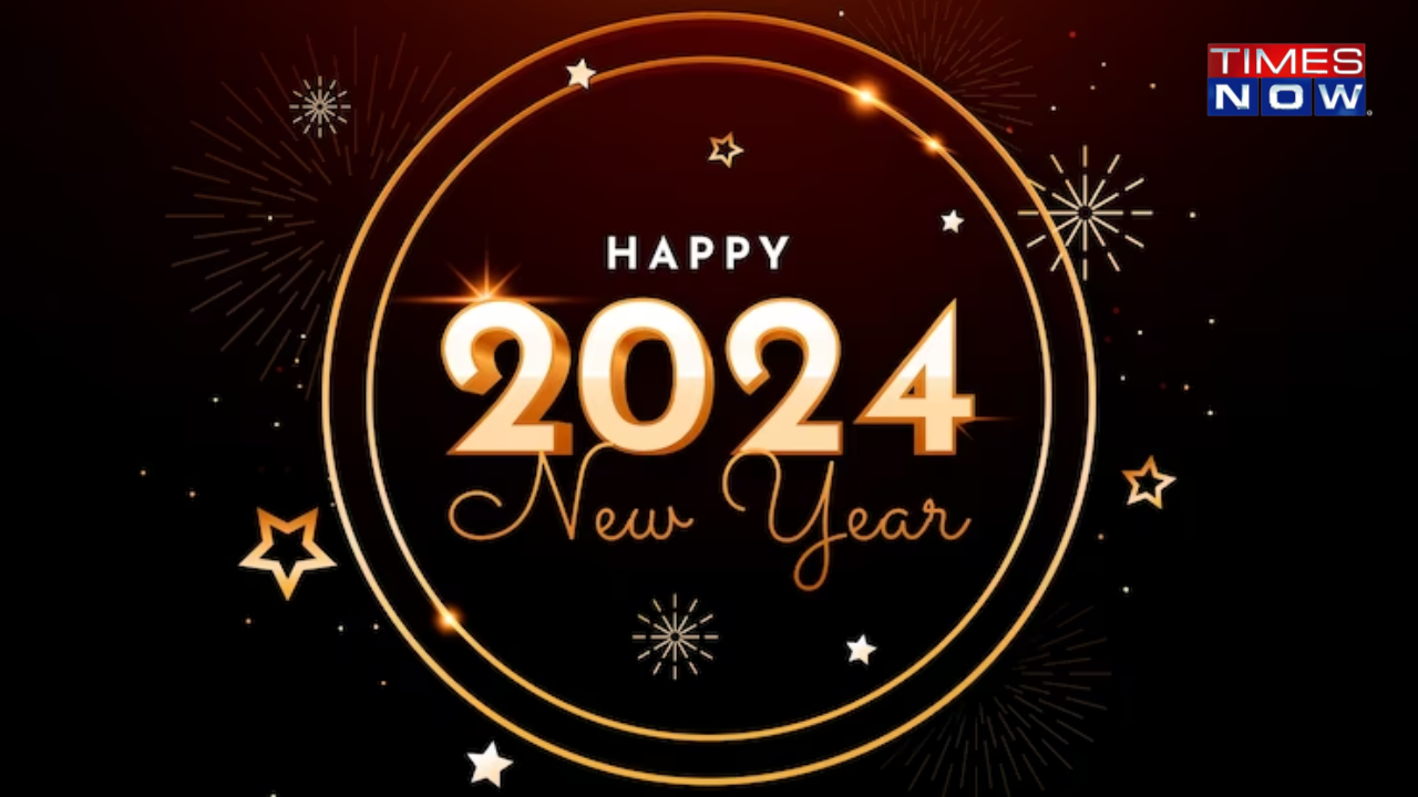 Happy New Year 2024 Wishes Stickers: Download New Year image, Status, Photo, Cards and wishes Stickers for WhatsApp. Technology & Science News, Times Now