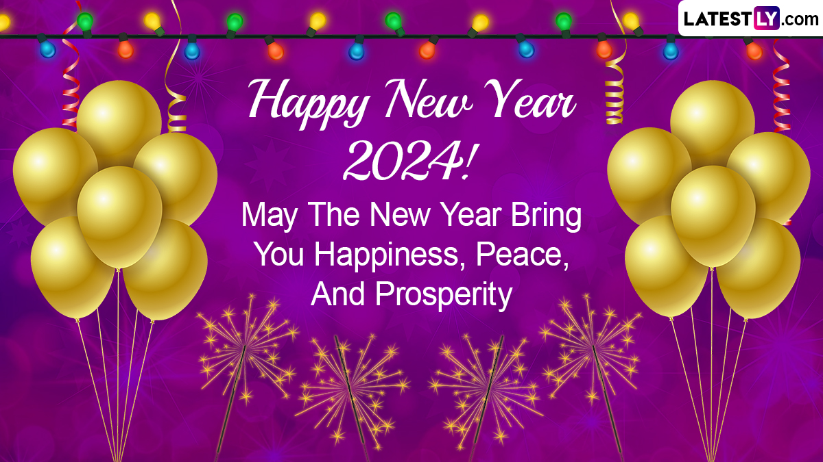 Advance Happy New Year 2024 Image, Wishes & Wallpaper: Wish HNY 2024 in Advance With Quotes, Messages, GIFs, Greetings, WhatsApp Posts and Photo To Celebrate the Special Time