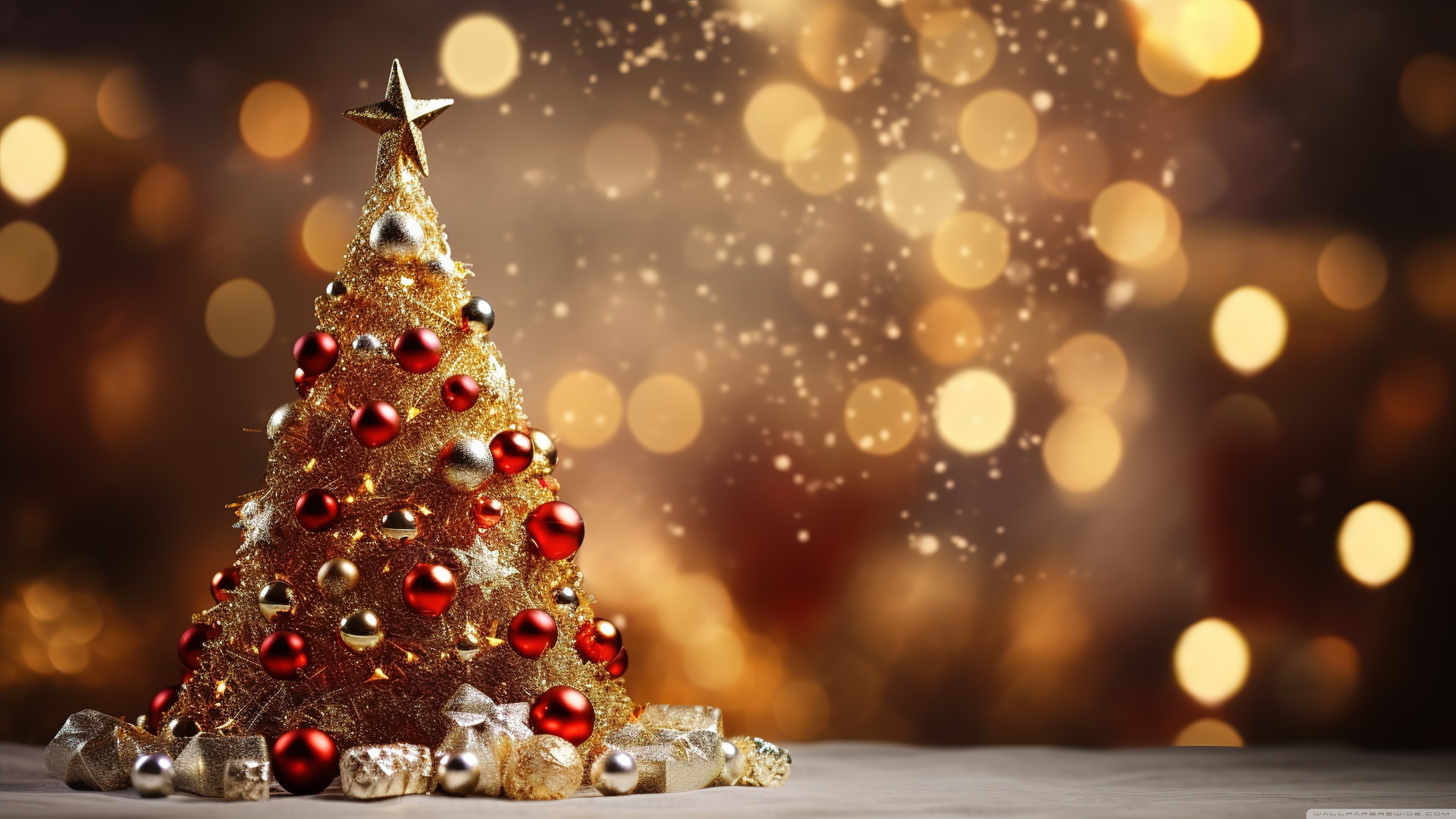 Merry Christmas and Happy New Year 2024 Ultra HD Desktop Background Wallpaper for: Widescreen & UltraWide Desktop & Laptop, Multi Display, Dual Monitor, Tablet