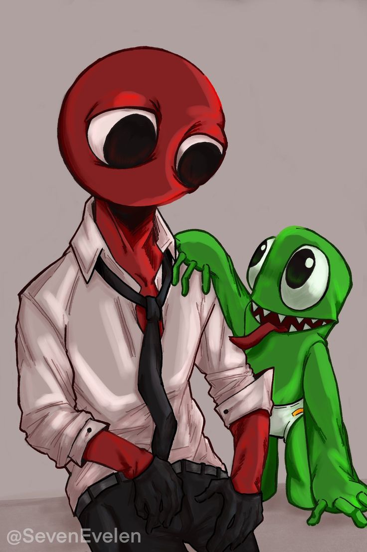 Rainbow friends green and Red. Friends wallpaper, Cute drawings, Cute pokemon wallpaper