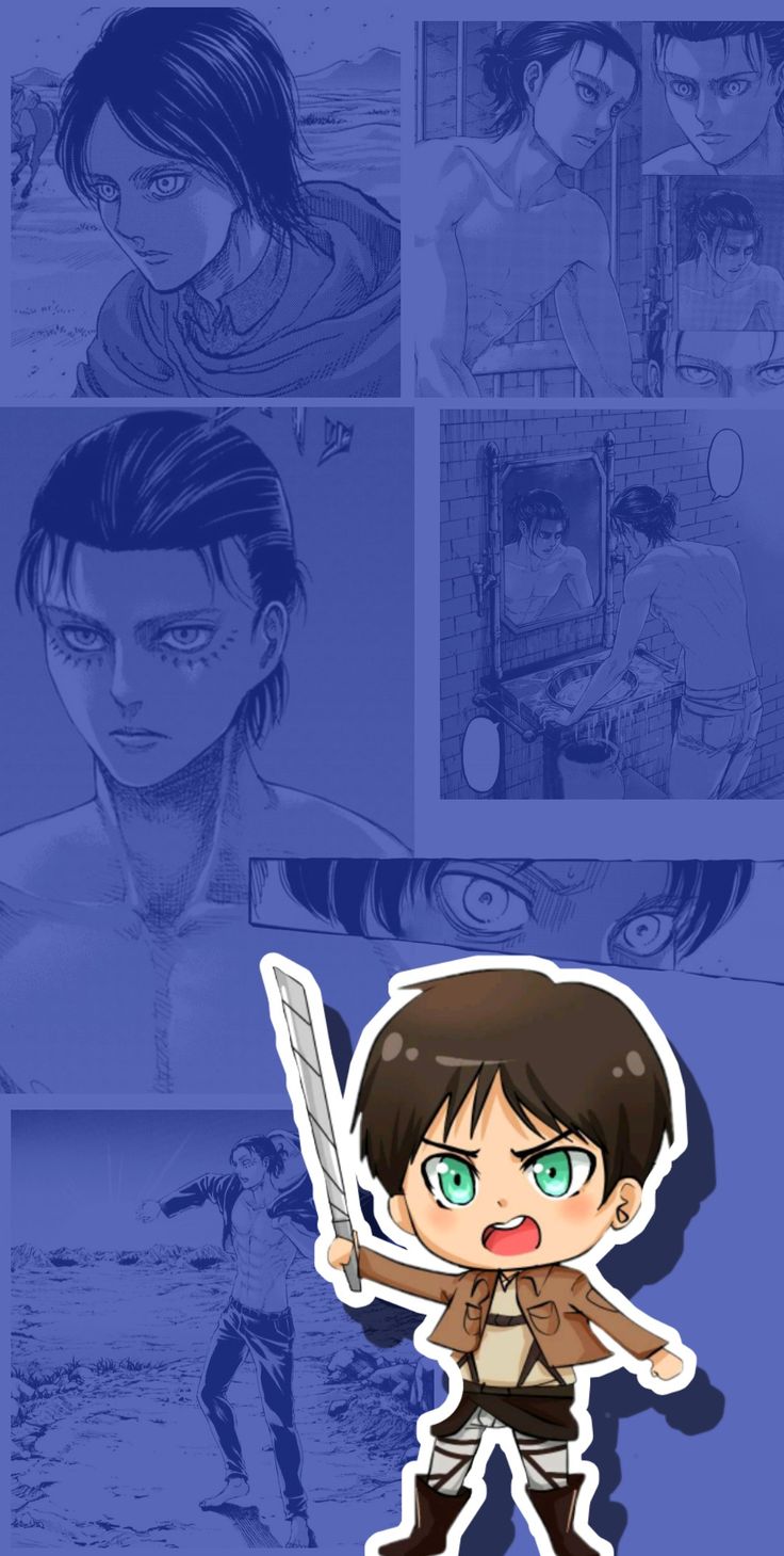 Eren Jaeger cute wallpaper. Anime llorando, Fondos de pantalla bonitos, Chibi anime