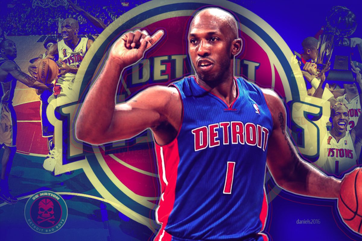 Chauncey Billups' No. 1 Goes Up With All Time Pistons Greats Bad Boys