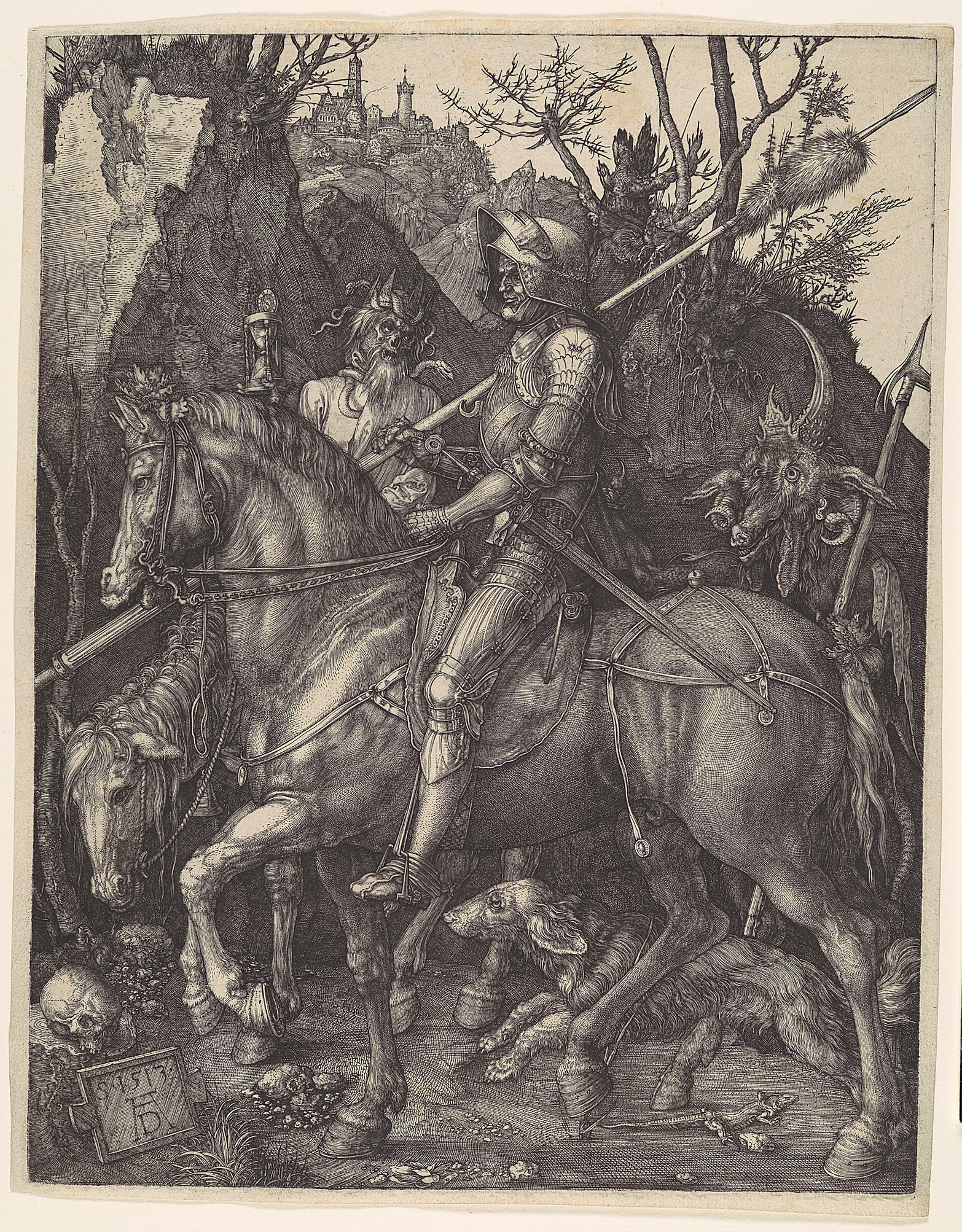 Albrecht Dürer. Knight, Death, and the Devil. The Metropolitan Museum of Art