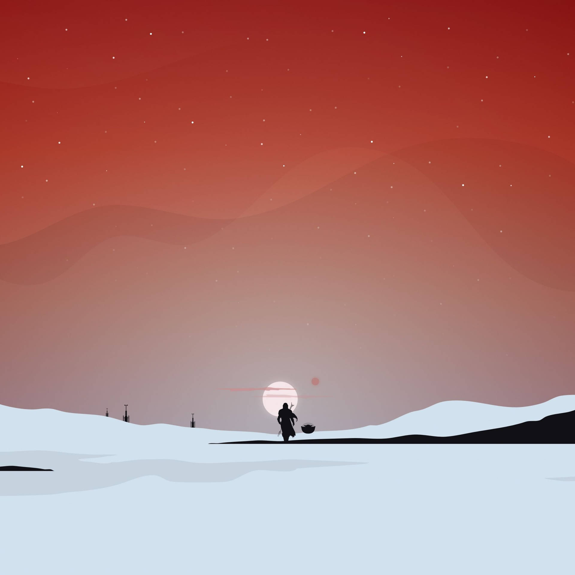 Download Star Wars iPad The Mandalorian Wallpaper