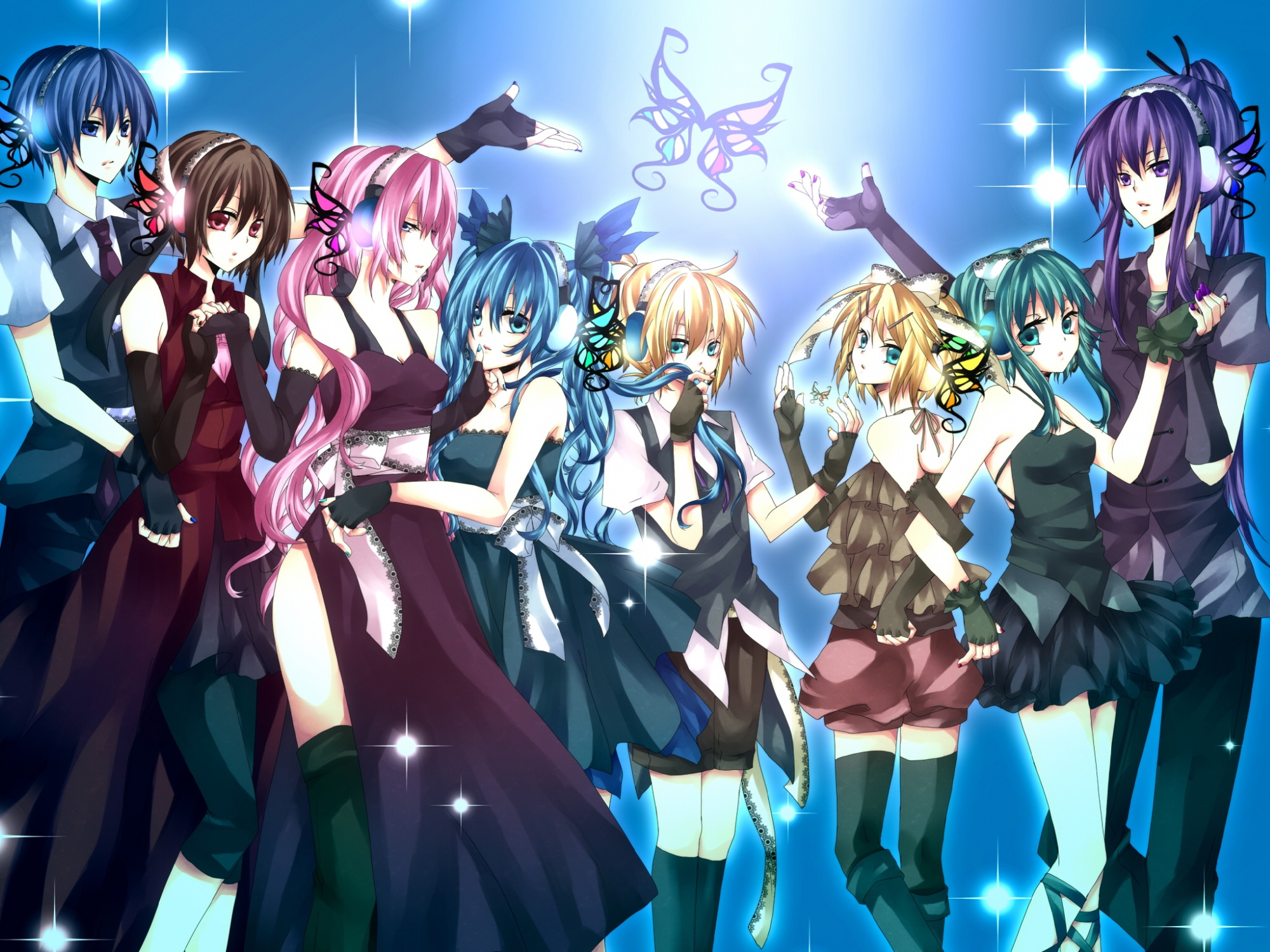 Desktop Wallpaper Vocaloid Anime 2000x1500