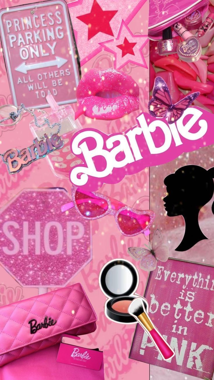 Barbie wallpaper. Barbie drawing, Barbie, Pink wallpaper girly