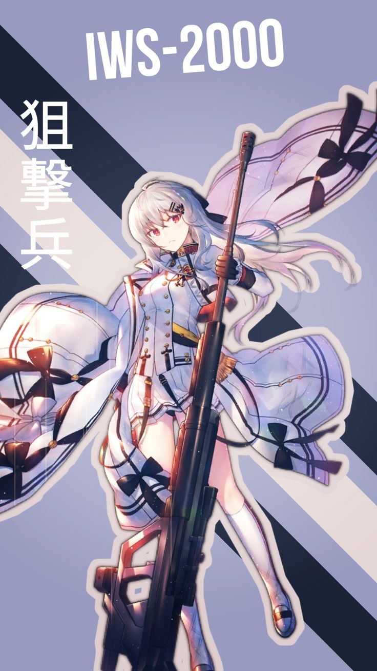 IWS 2000 Girl Frontline Wallpaper. Anime, Dễ Thương, Nghệ Thuật Anime