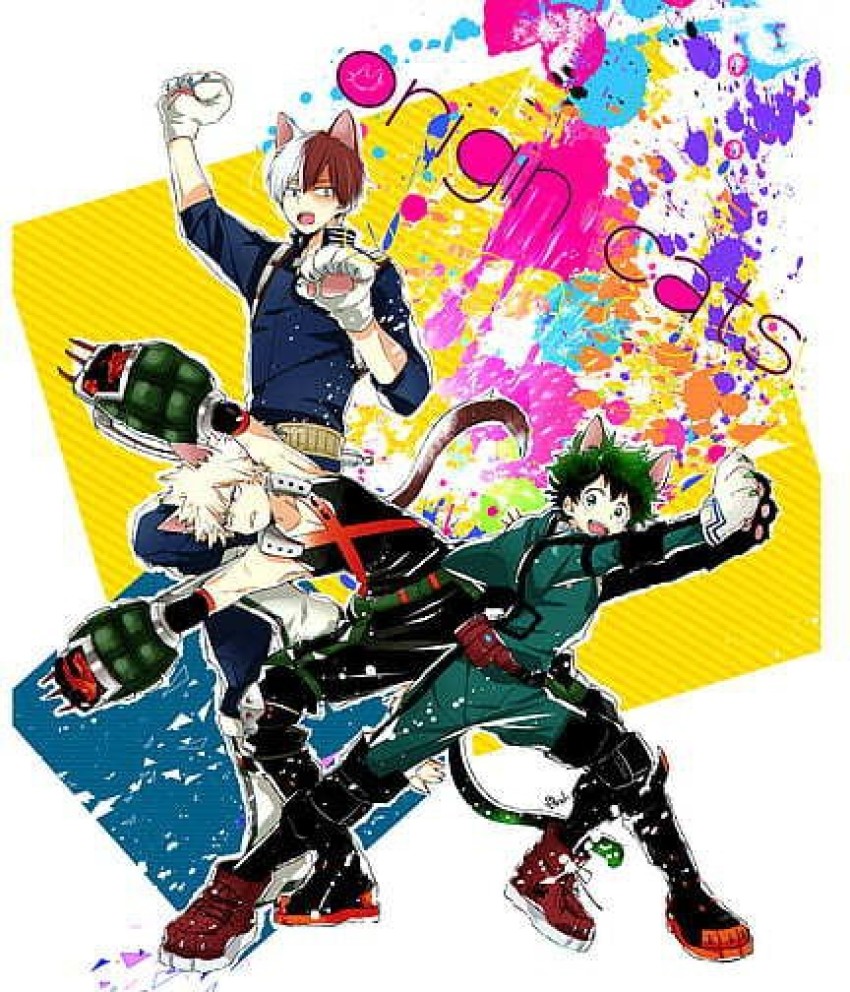 Anime My Hero Academia Cat Girl Izuku Midoriya Matte Finish Poster Paper Print & Cartoons Posters In India Art, Film, Design, Movie, Music, Nature And Educational Paintings Wallpaper At