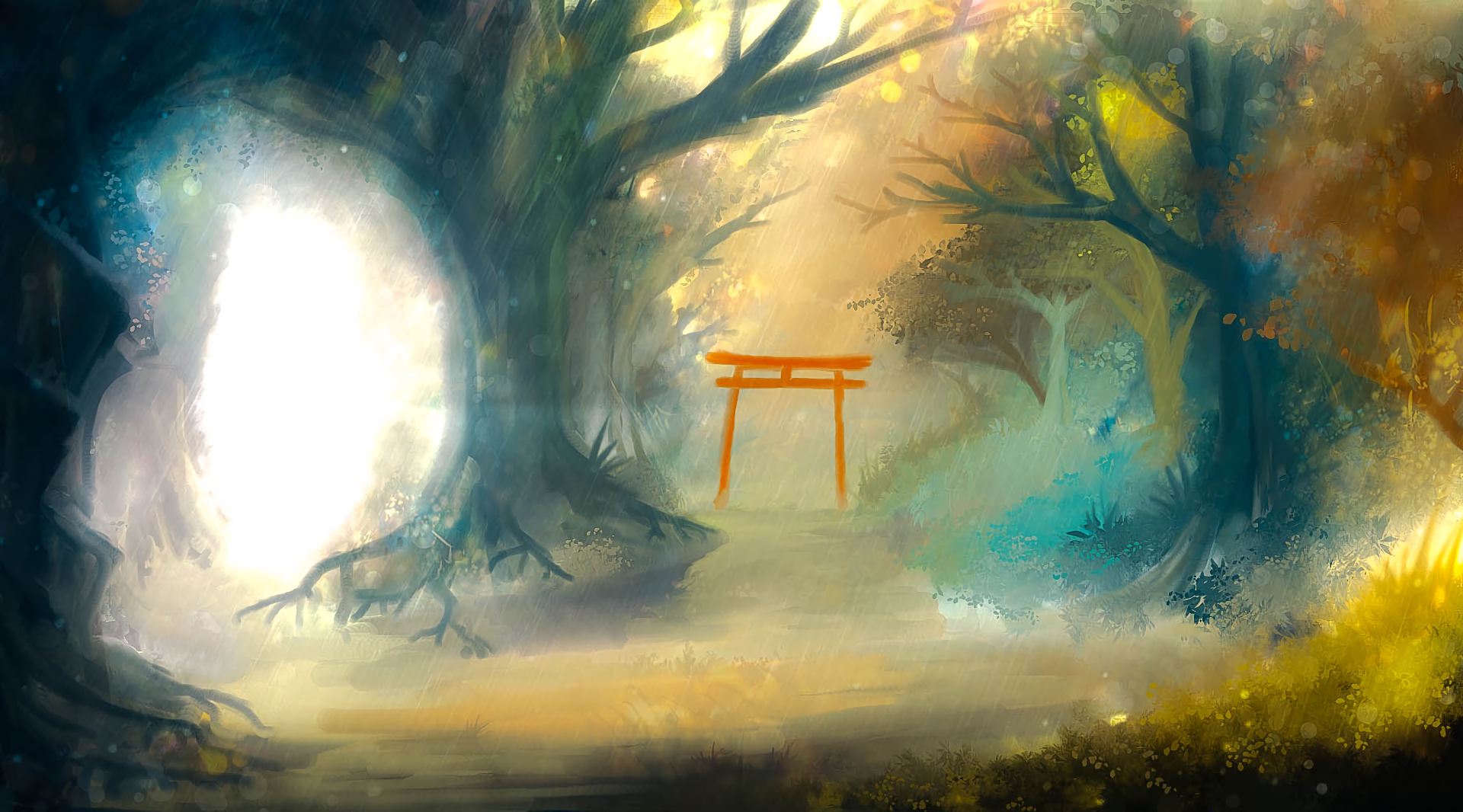 Anime Forest Wallpaper
