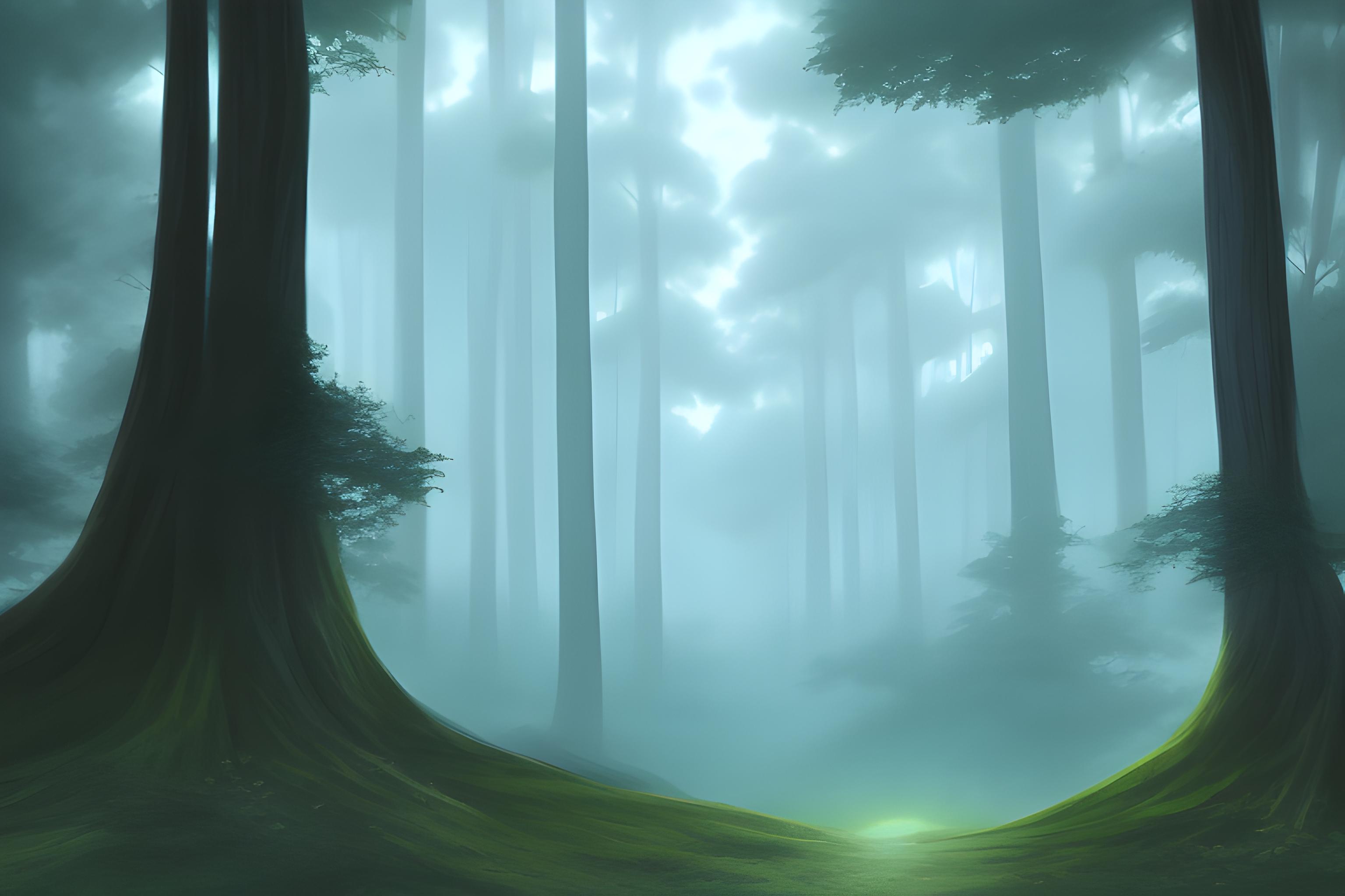 the dark forest, anime