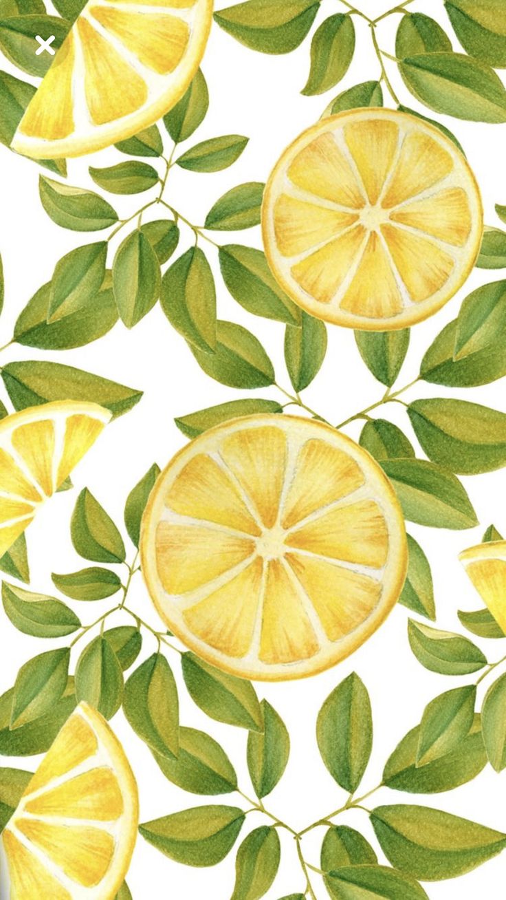 iphone wallpaper lemons. iPad wallpaper watercolor, Lemon art, Cute wallpaper background