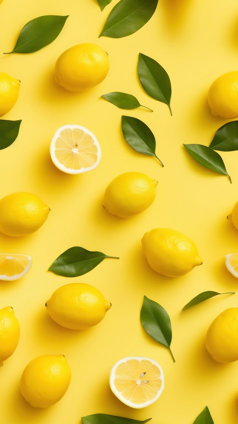 iPhone Wallpaper Lemon Image. Free