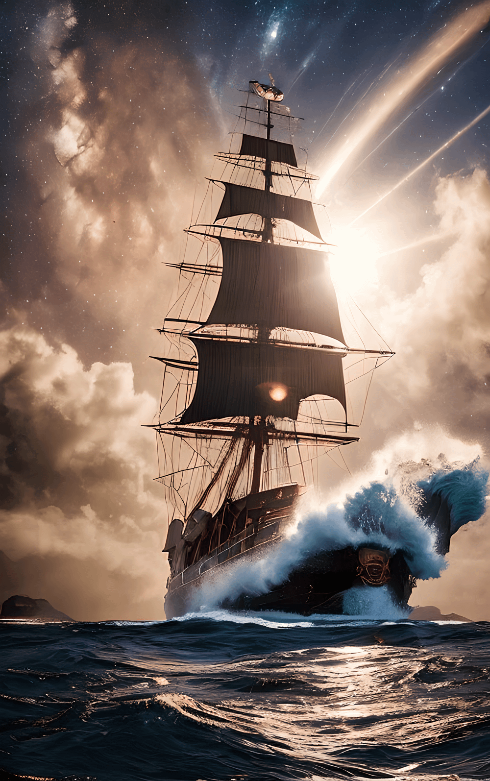 4K Wallpaper: Steampunk Pirate ship
