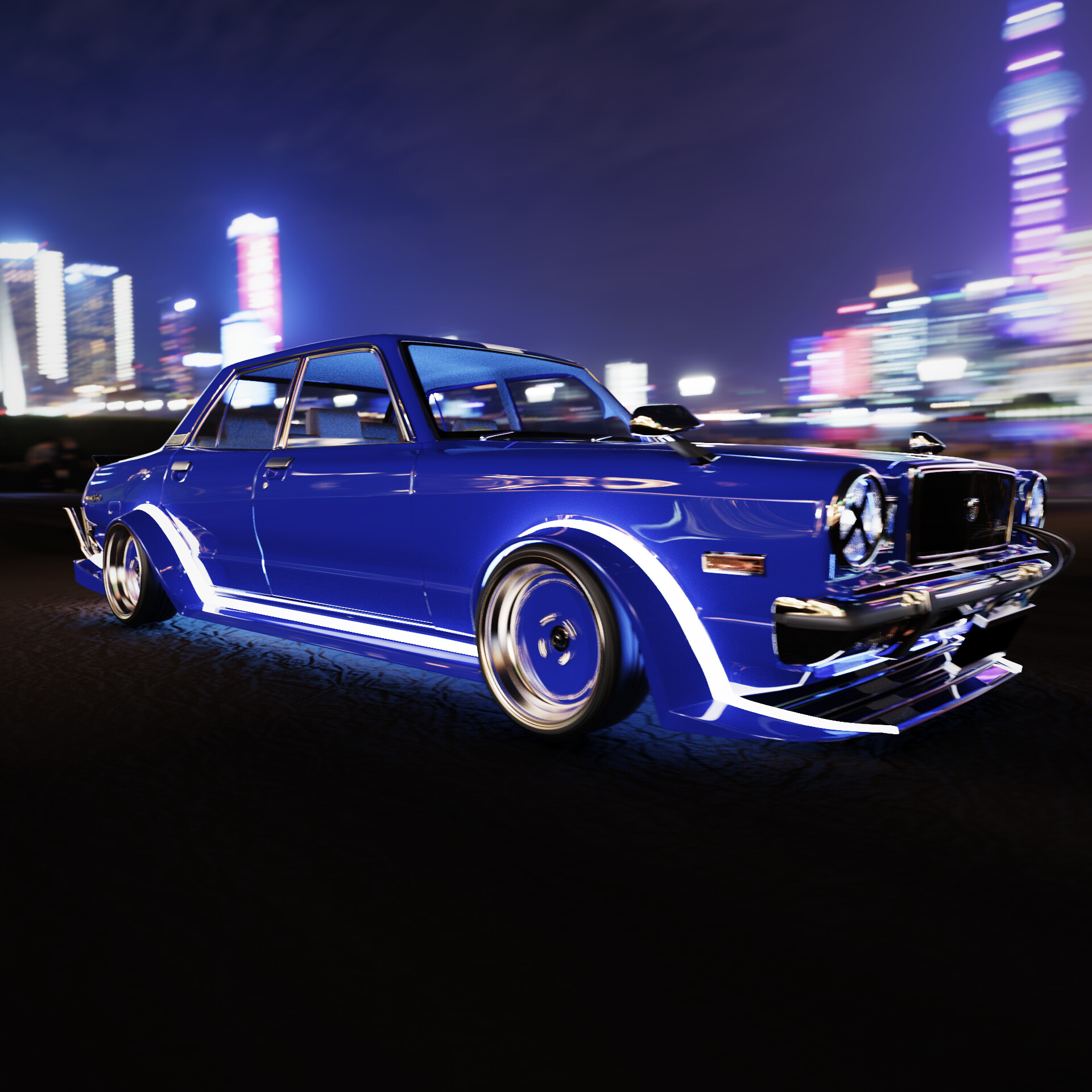 Bosozoku Toyota Corona Mark 2 grande