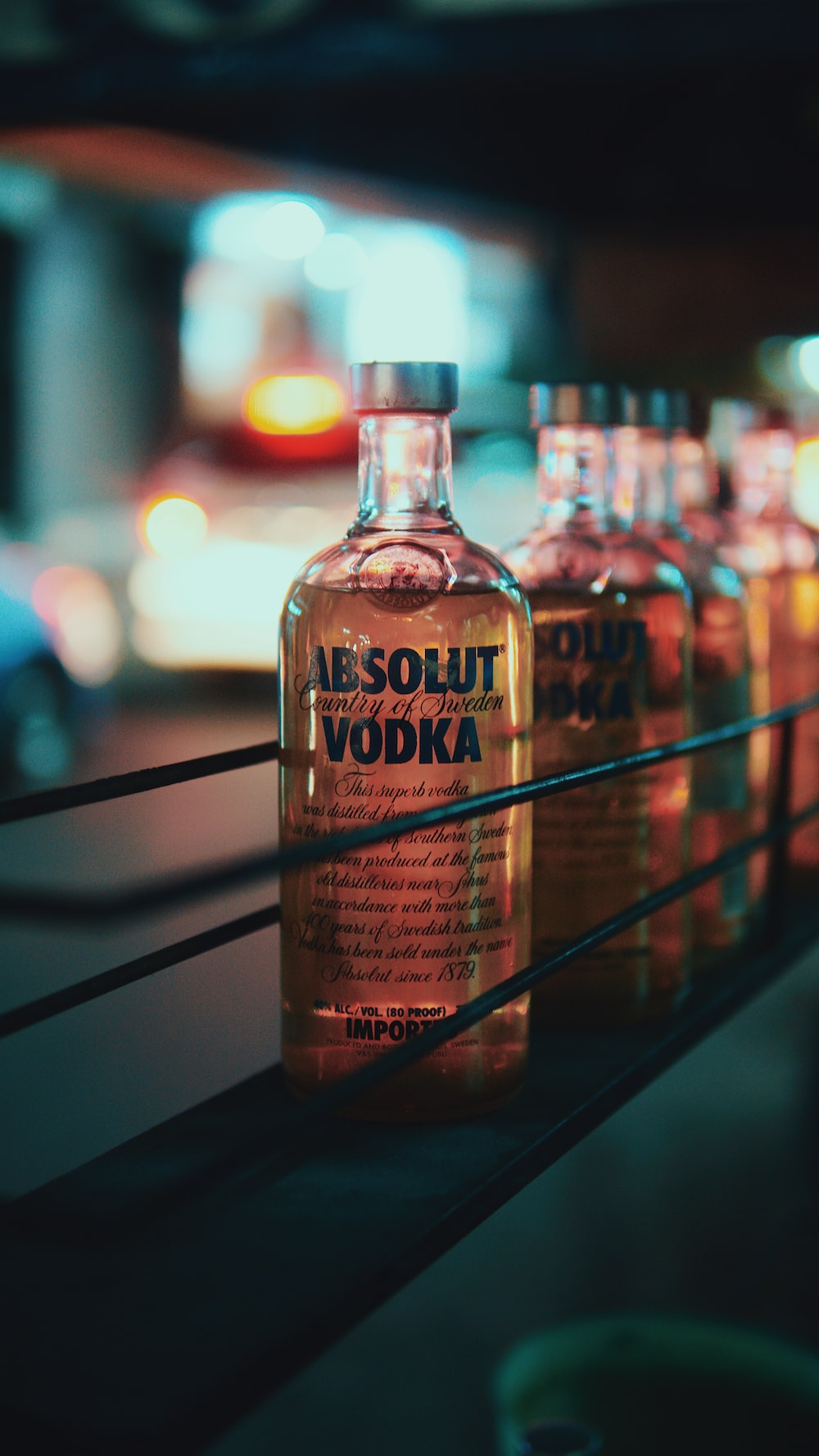 Absolut Vodka bottle lot photo