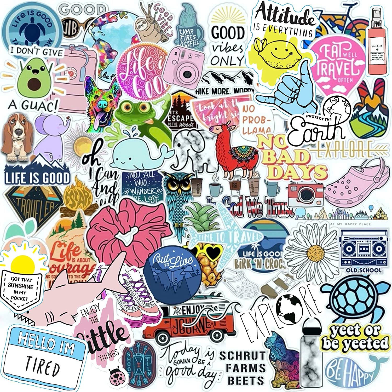 Download Aesthetic Vsco Collage Of Cute Stickers Wallpaper