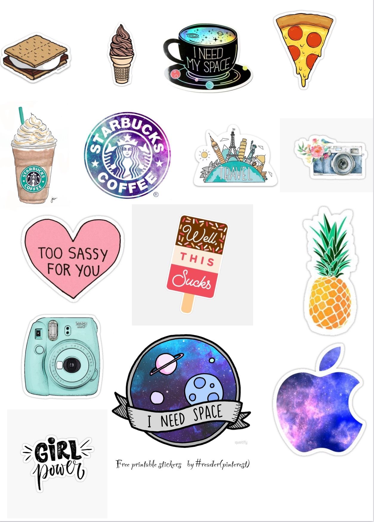 Free printable stickers. Printable stickers, Free printable stickers, Scrapbook stickers printable