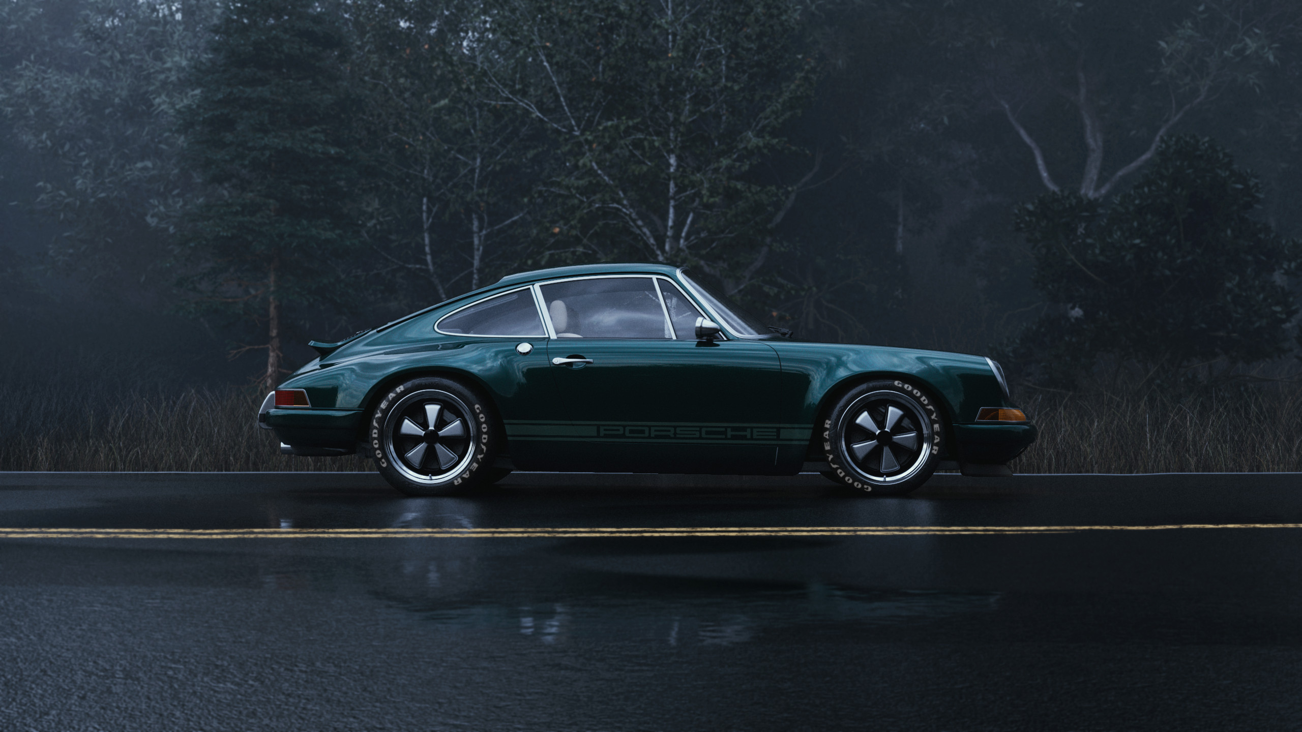 P J Scott Artist Porsche 911 964