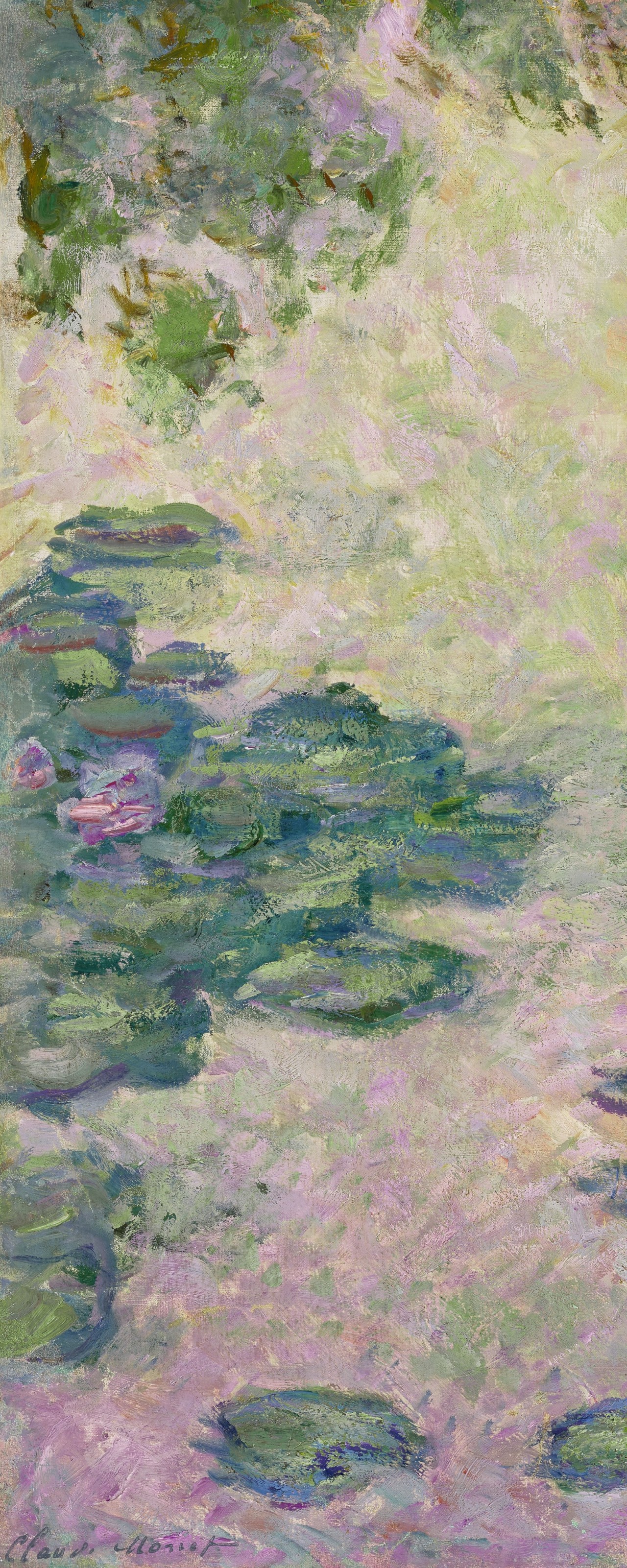 Christie's #AuctionUpdate: Kicking Off The Cox Collection: The Story Of Impressionism Auction, Claude Monet's (1840 1926) 'Nymphéas (fragment)' Achieves $6,000 At Auction. Monet First Painted The Nymphéas In 1897
