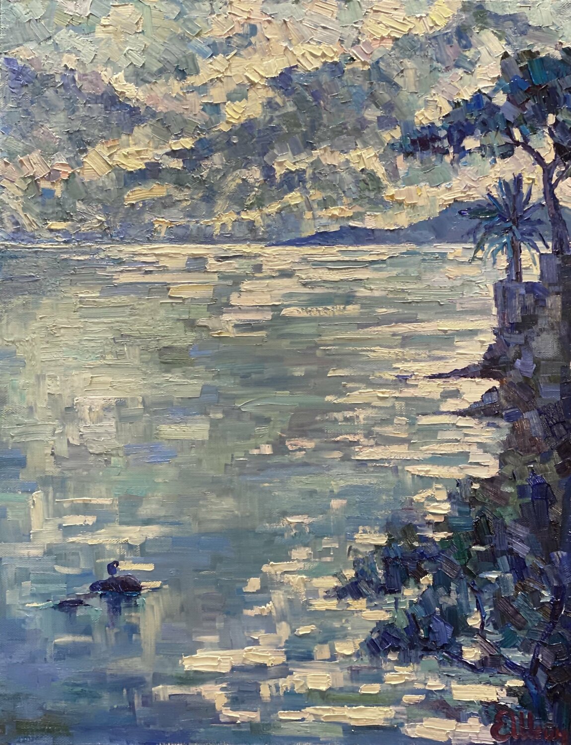 Sun blinks by Genia Sheyn, Painting Oil on Canvas