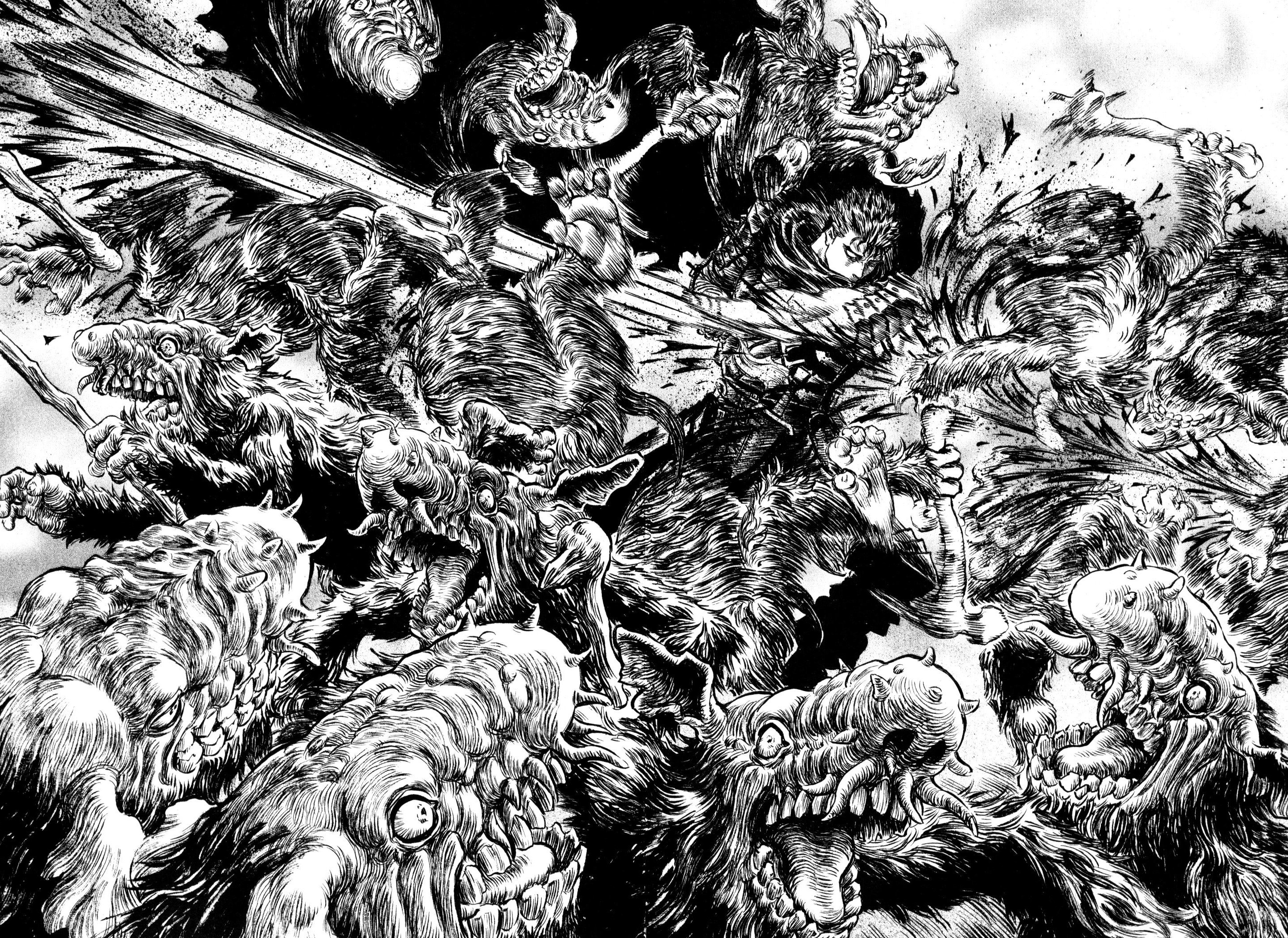 kentaro miura berserk guts wallpaper
