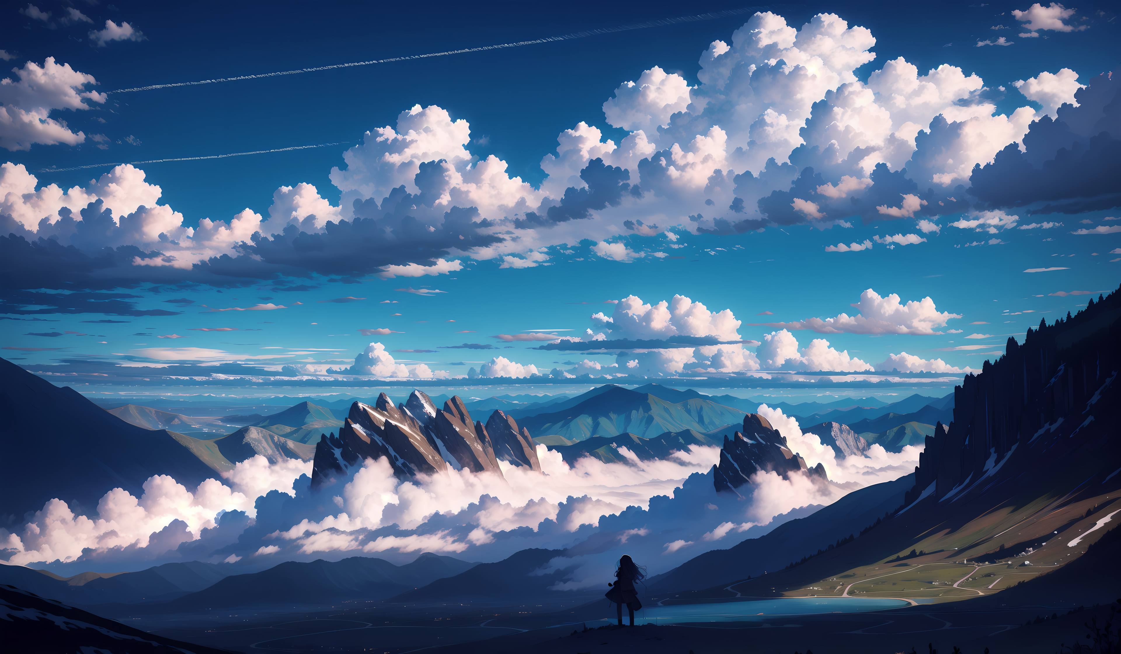 Anime Landscape 4k Ultra HD Wallpaper