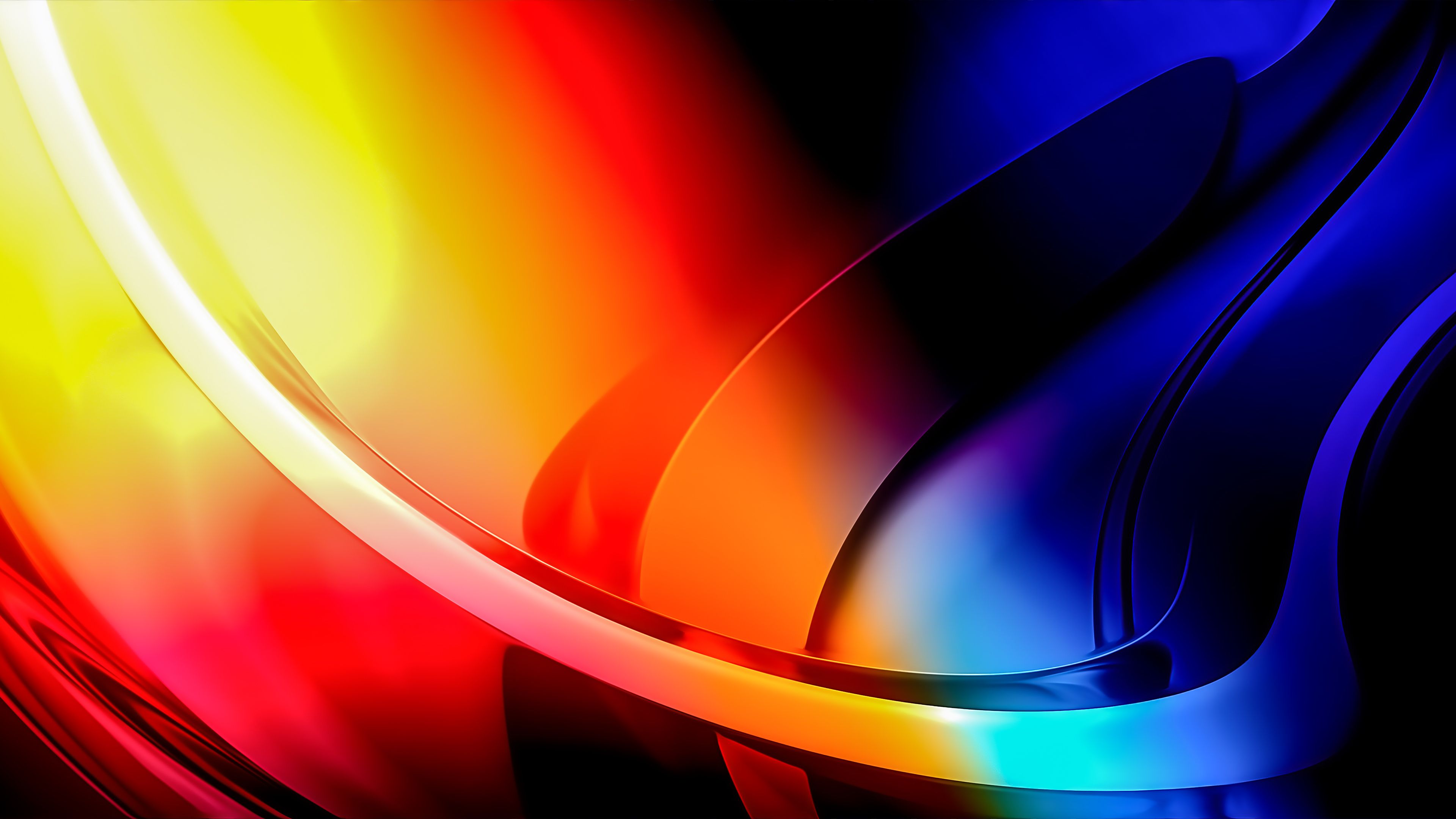 Fractal Blue Orange Shapes 4k Fractal Blue Orange Shapes 4k wallpaper. Orange wallpaper, Blue wallpaper, Black background image