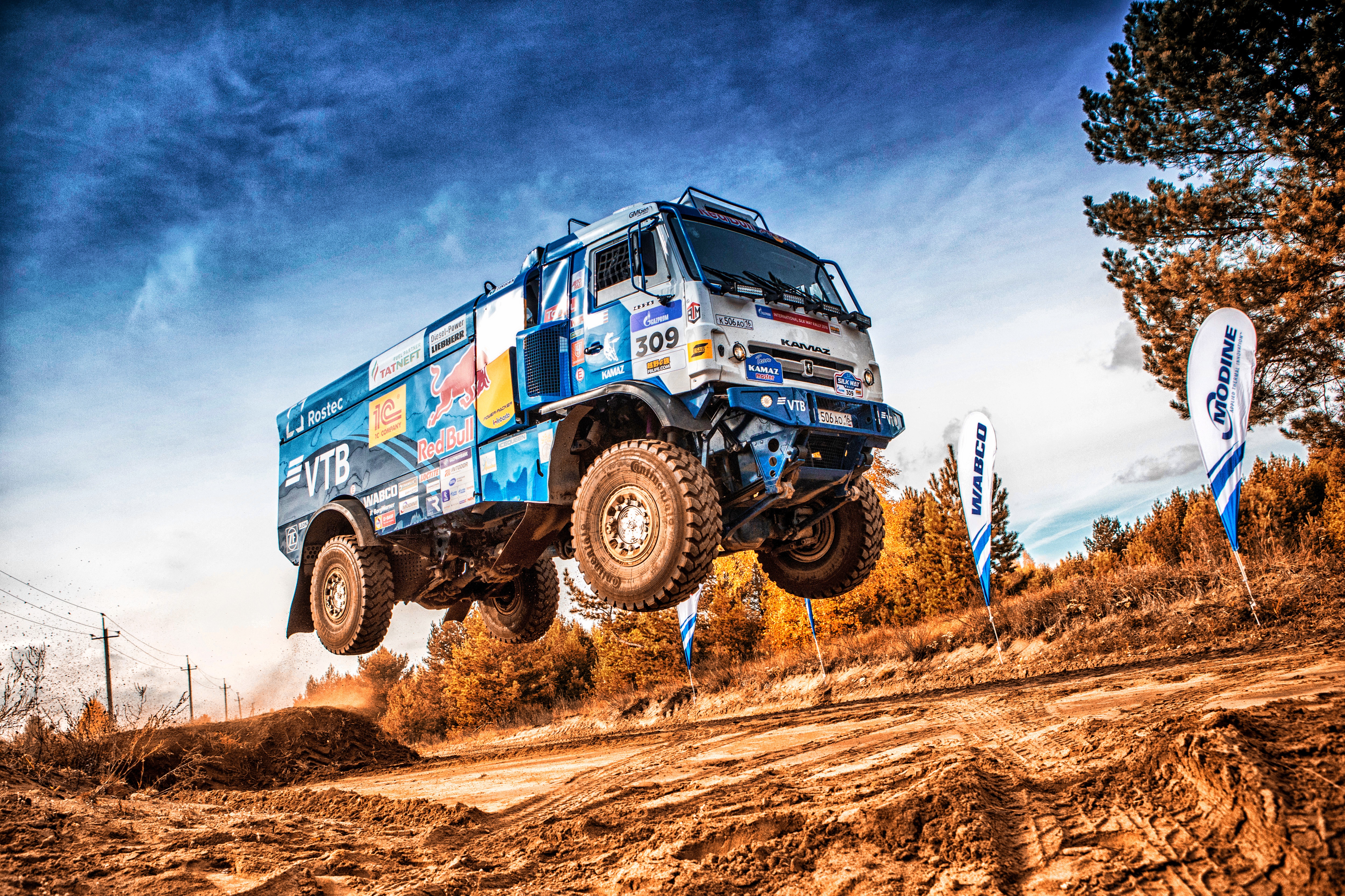Photo lorry KAMAZ 309 SilkWay Dakar HDR auto 5000x3333