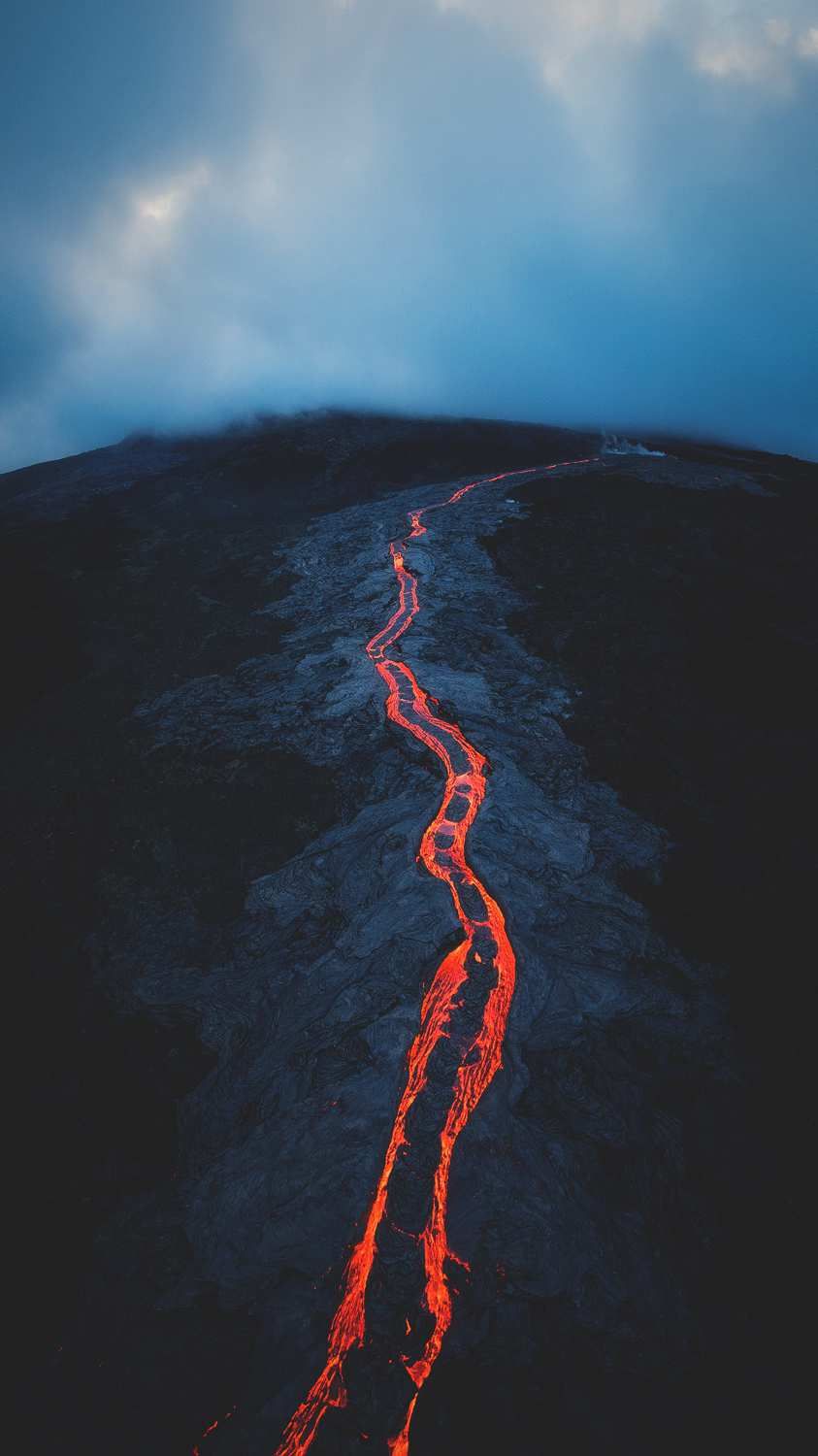 Volcano Lava iPhone Wallpaper. Volcano wallpaper, Nature, Volcano